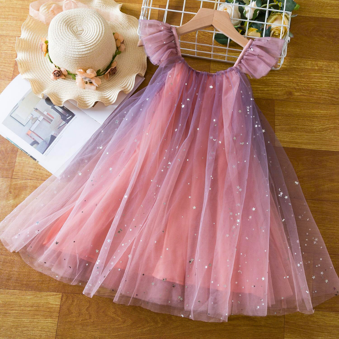 Vestidos Tutú para niñas 2 a 6 años Lavanda Mágica-4