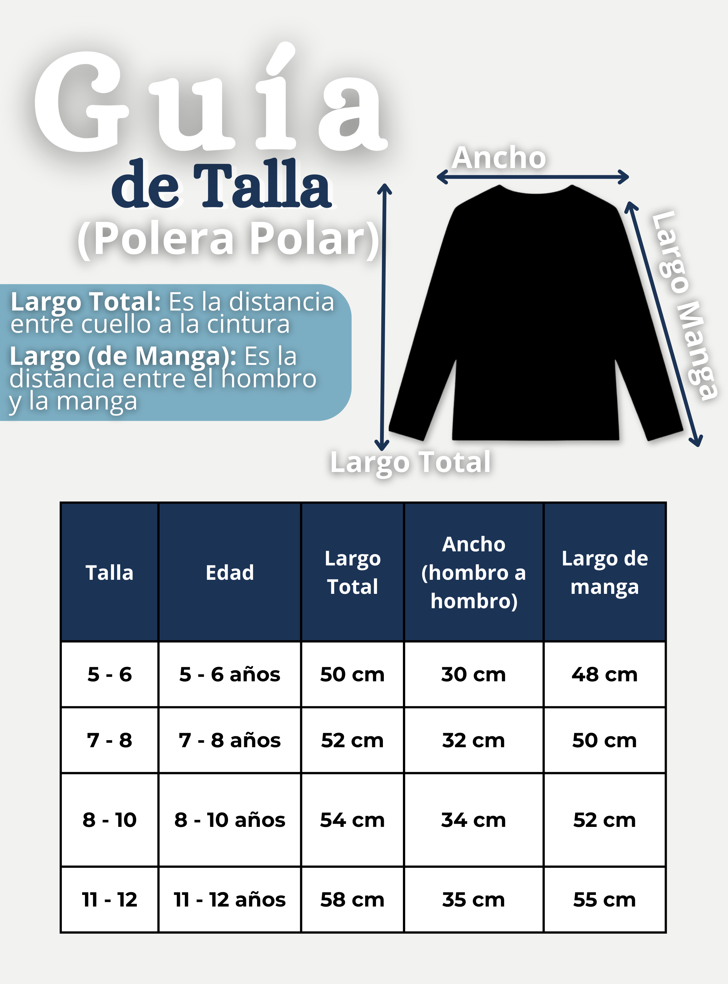 Polera Camiseta Polar Primera Capa Cuello Redondo Manga Larga Colores Surtidos Niña-2