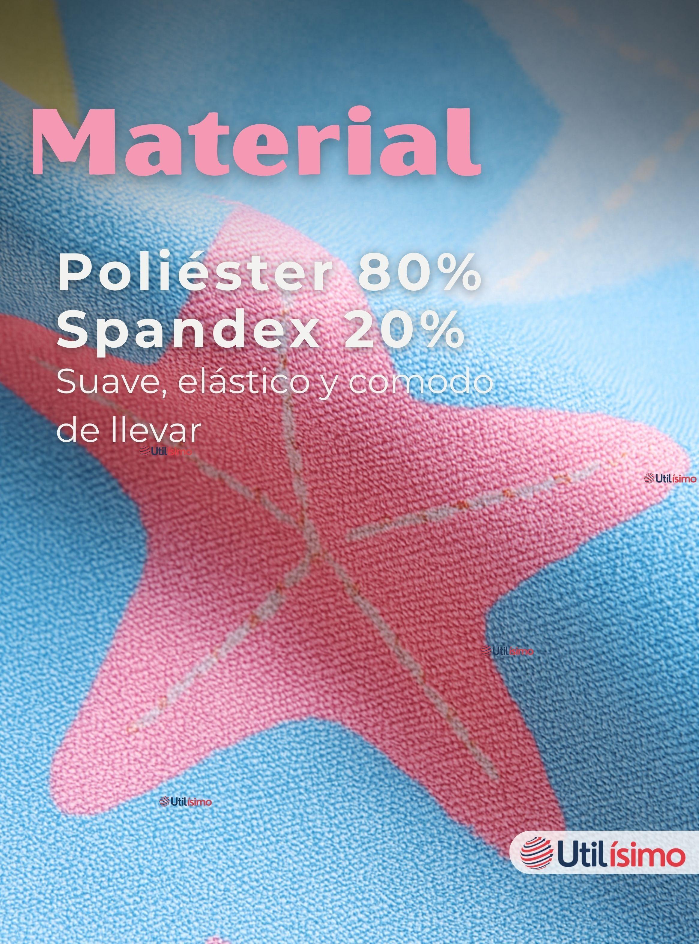 Traje De Baño Polera Manga Larga y Falda Short 2 Piezas Niña de 2 a 7 años Starfish-5