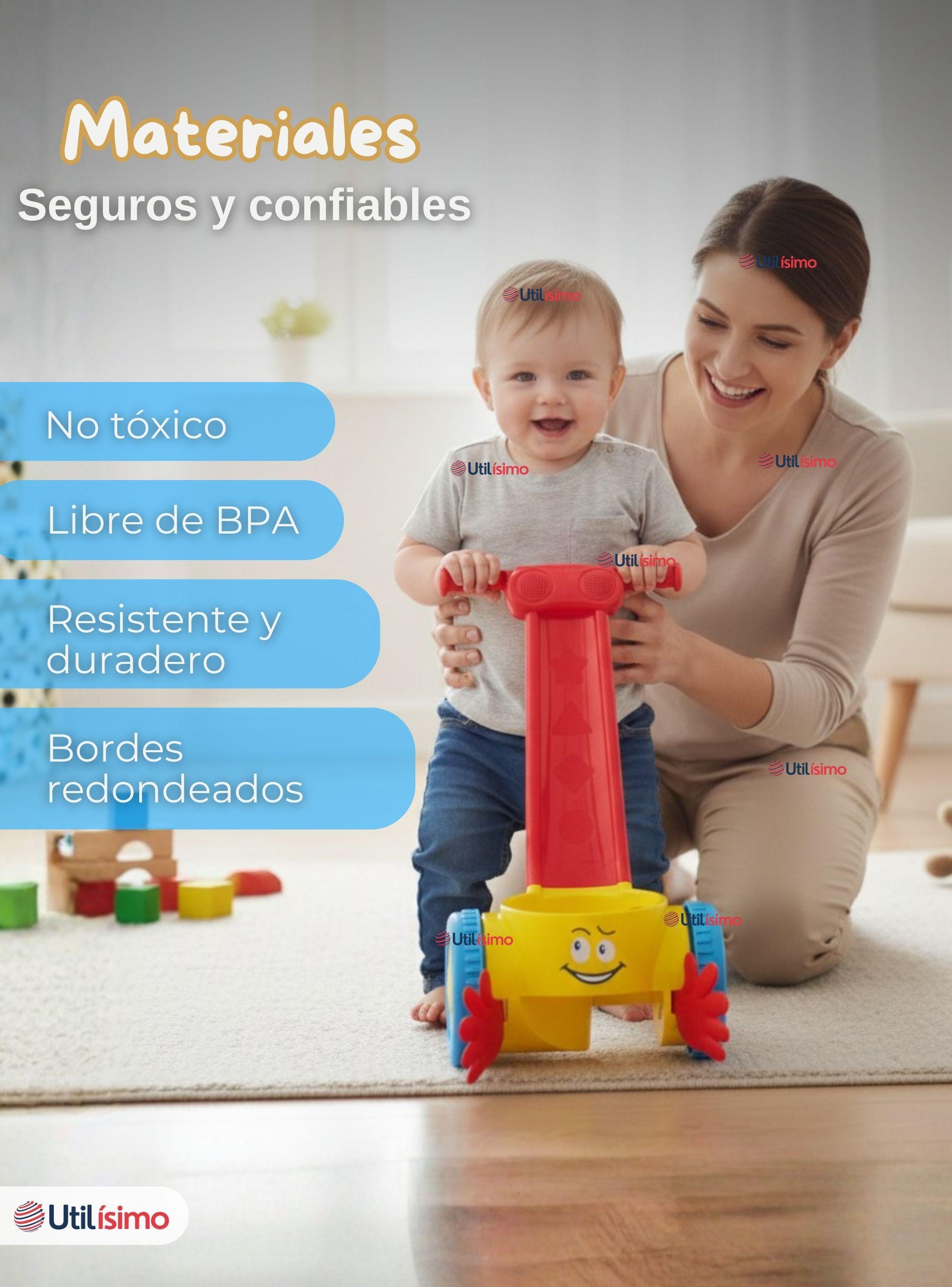 Andador Musical para Bebé Niña o Niño Juguete Interactivo Popper Walker Caminador-4