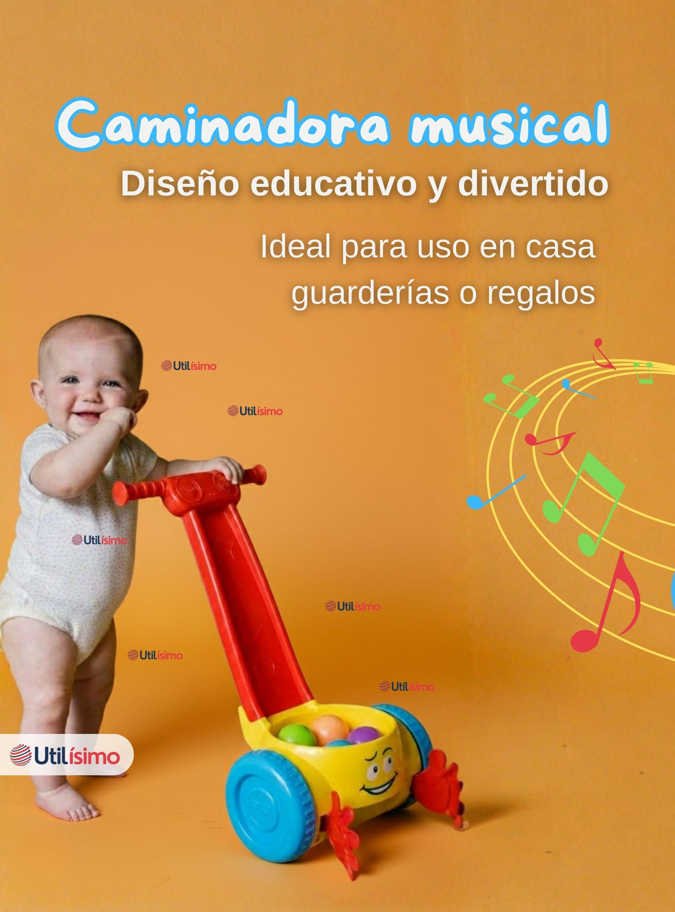 Andador Musical para Bebé Niña o Niño Juguete Interactivo Popper Walker Caminador-7