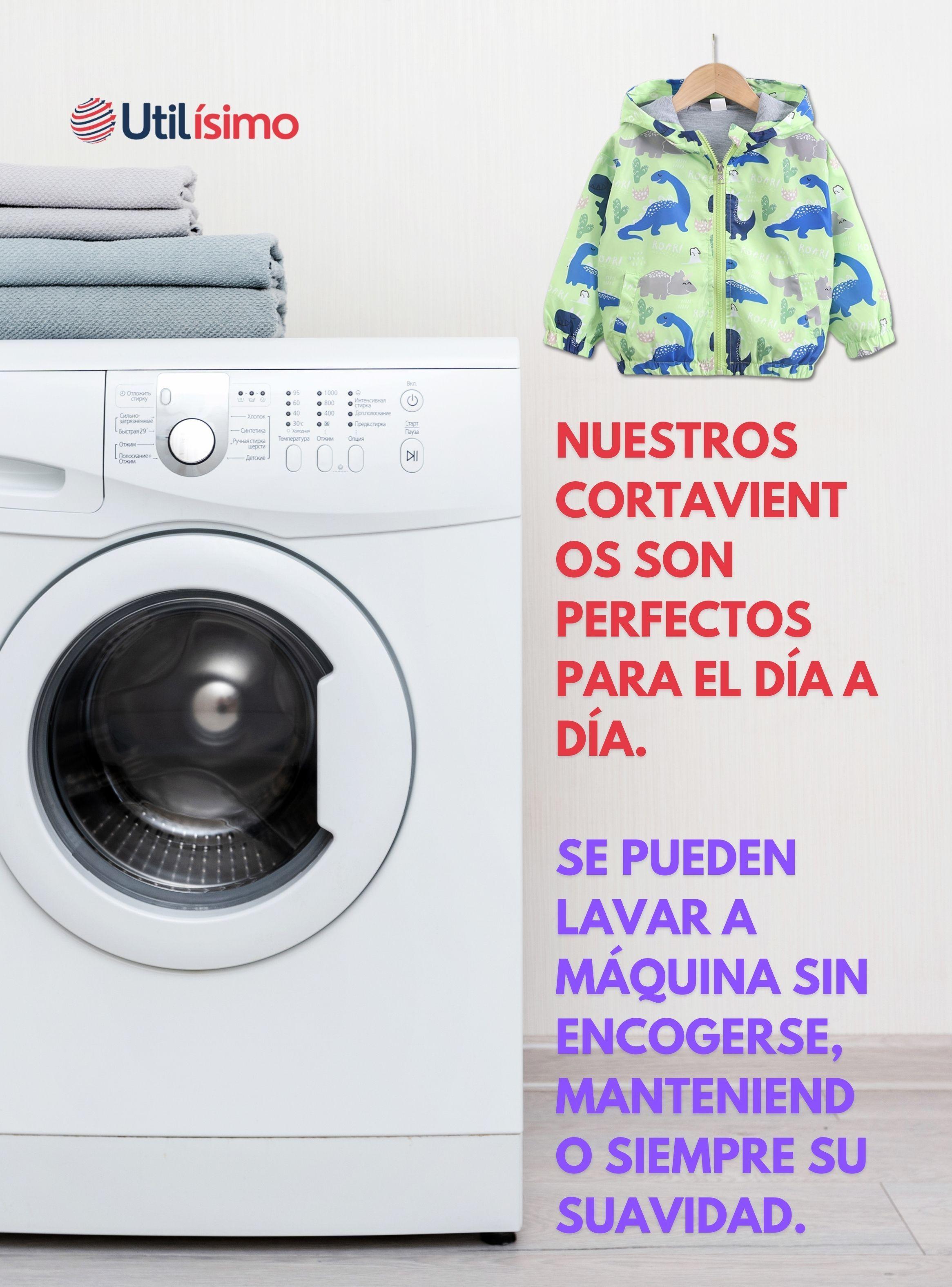 Cortaviento Impermeable Chaqueta Estampado Niño Y Bebé Jump Kids Blue Dinosaur-7