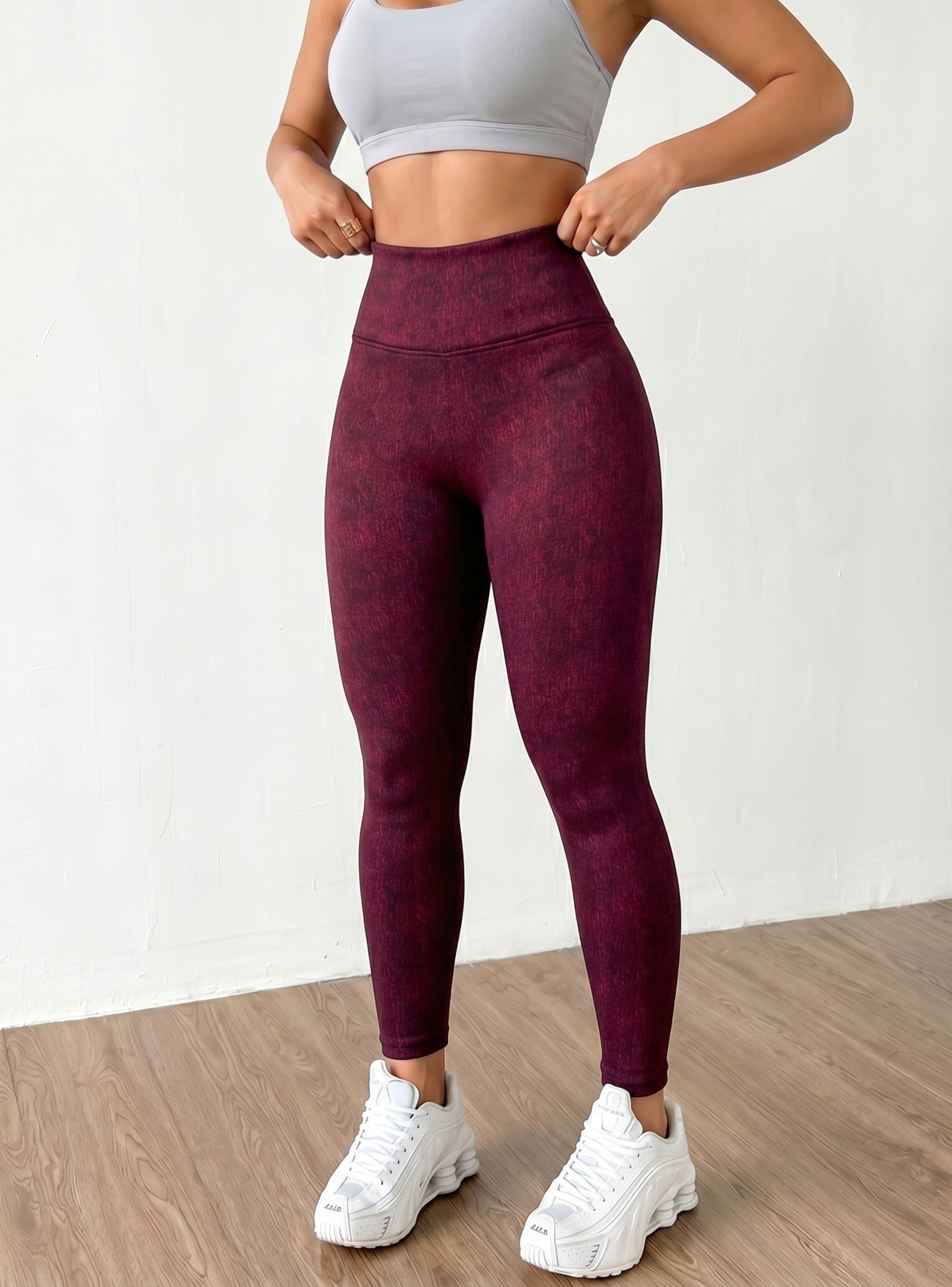 Calza Polar Con Chiporro Térmica Mujer Elásticada Burdeo Jeans-1