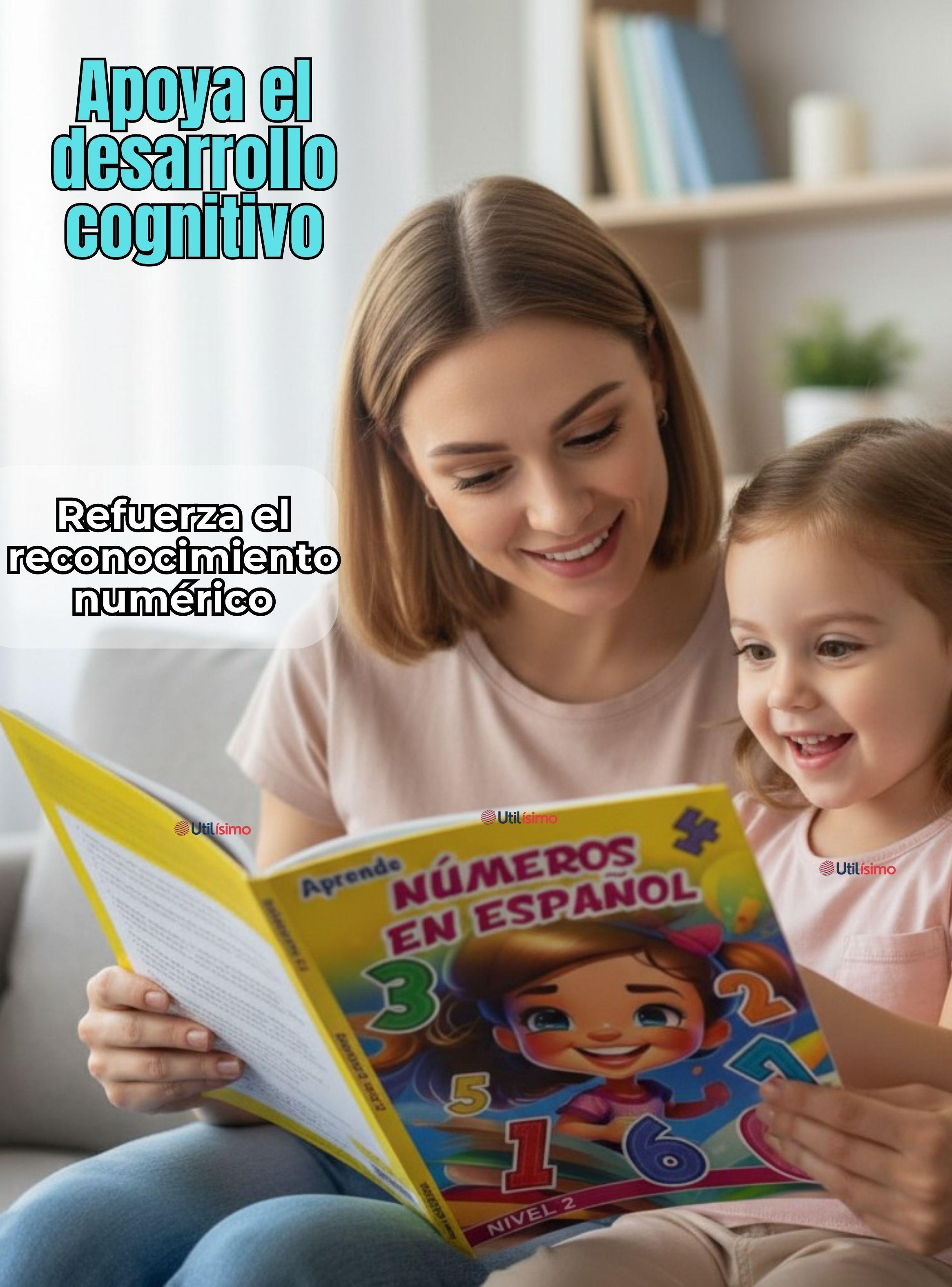 Pack 2 Libros De Aprendizaje Números En Español Educativo Diseños Surtidos-6