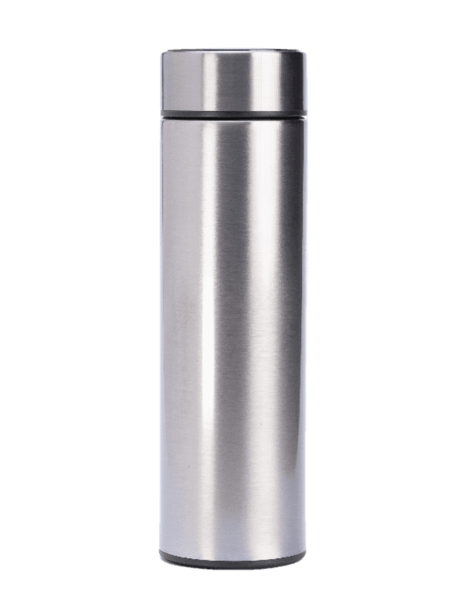 Termo Inteligente Vaso Digital Táctil Taza Led Smart Cup Plateado-1