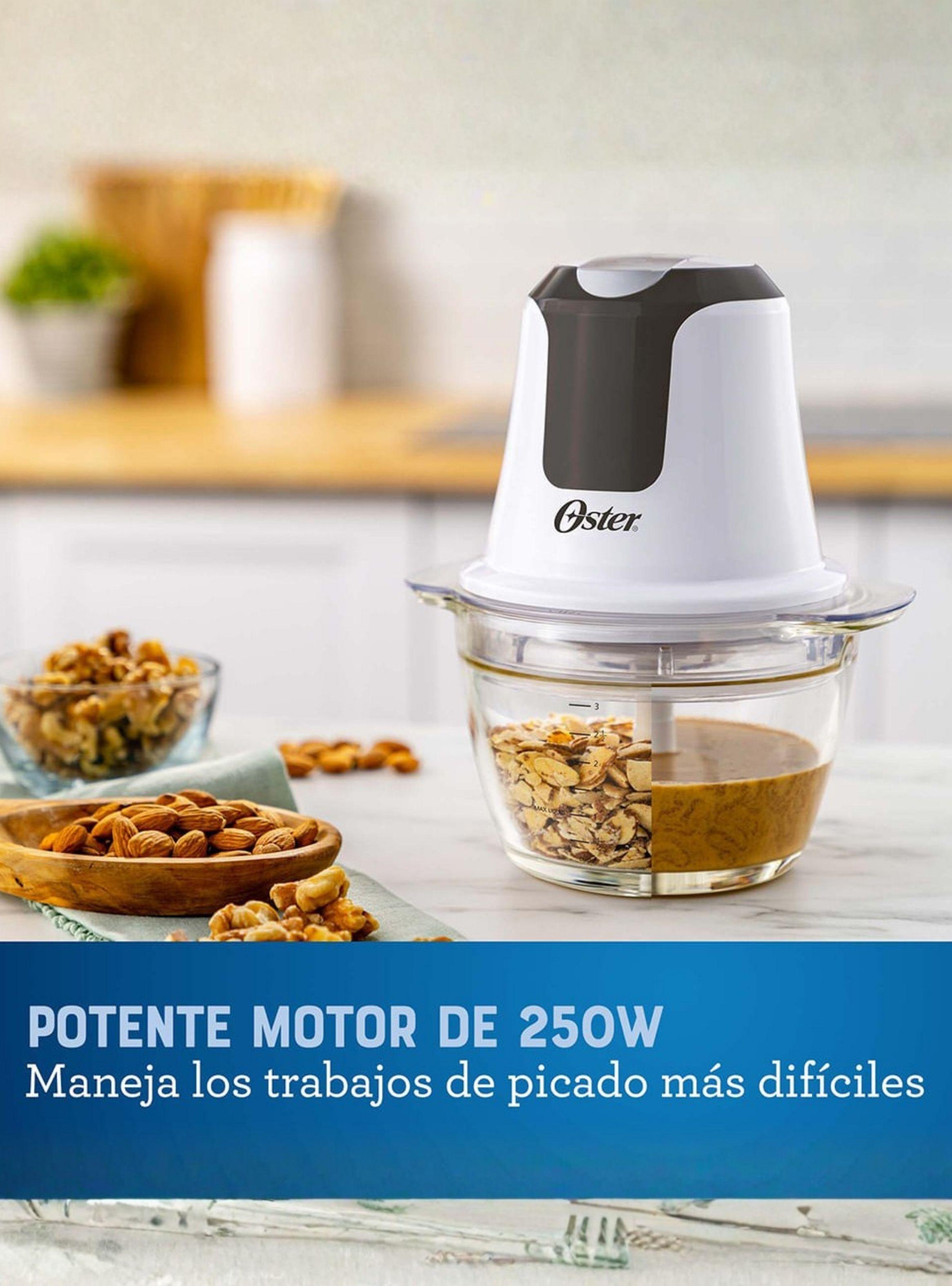 Mini picadora Oster® 3 tazas con bowl de vidrio FPSTFP3340-4