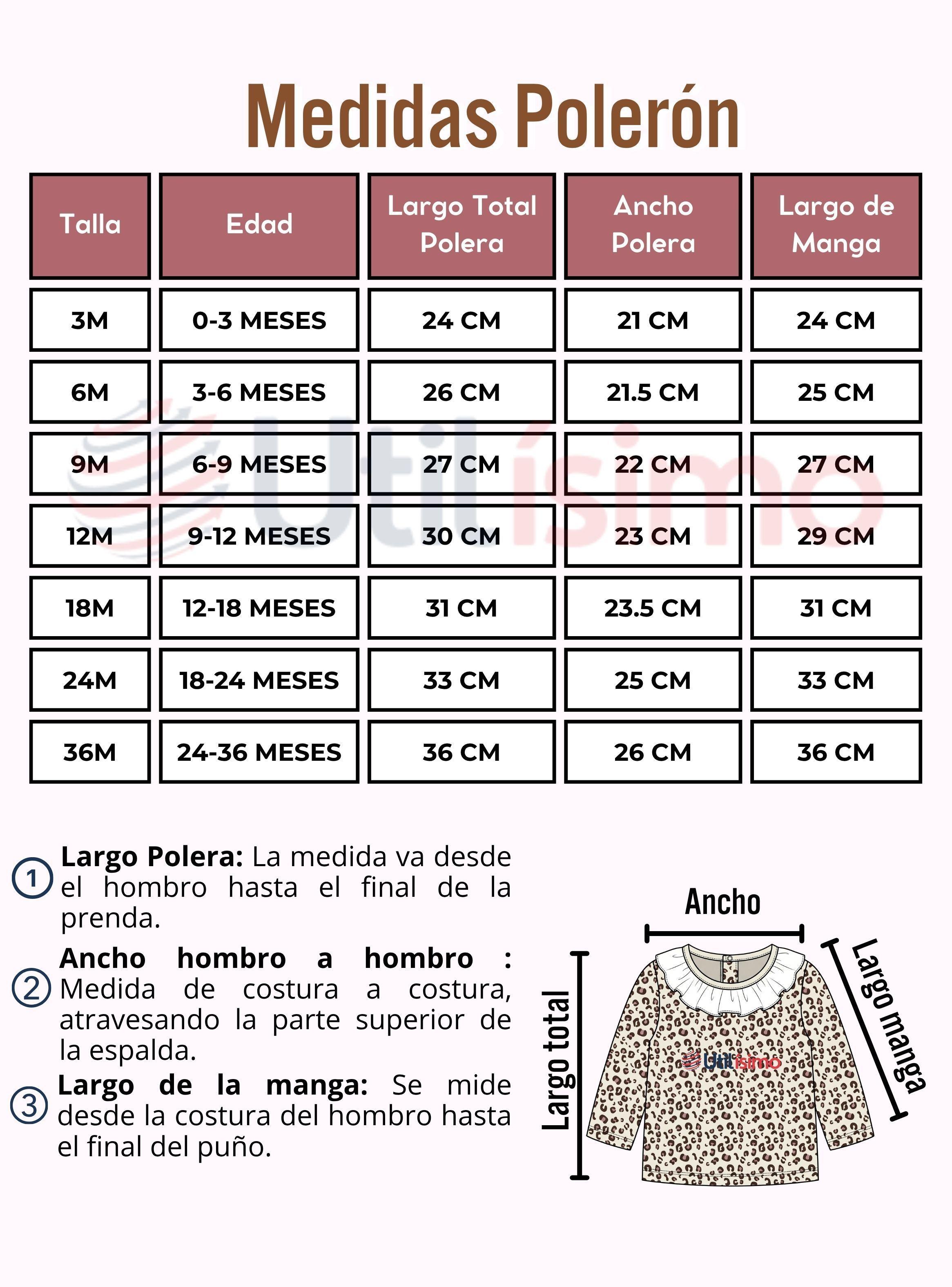 Conjunto 2 Piezas Jardinera Polera Manga Larga 100% Algodón Tedmimak Jumper Bebé Niña -3