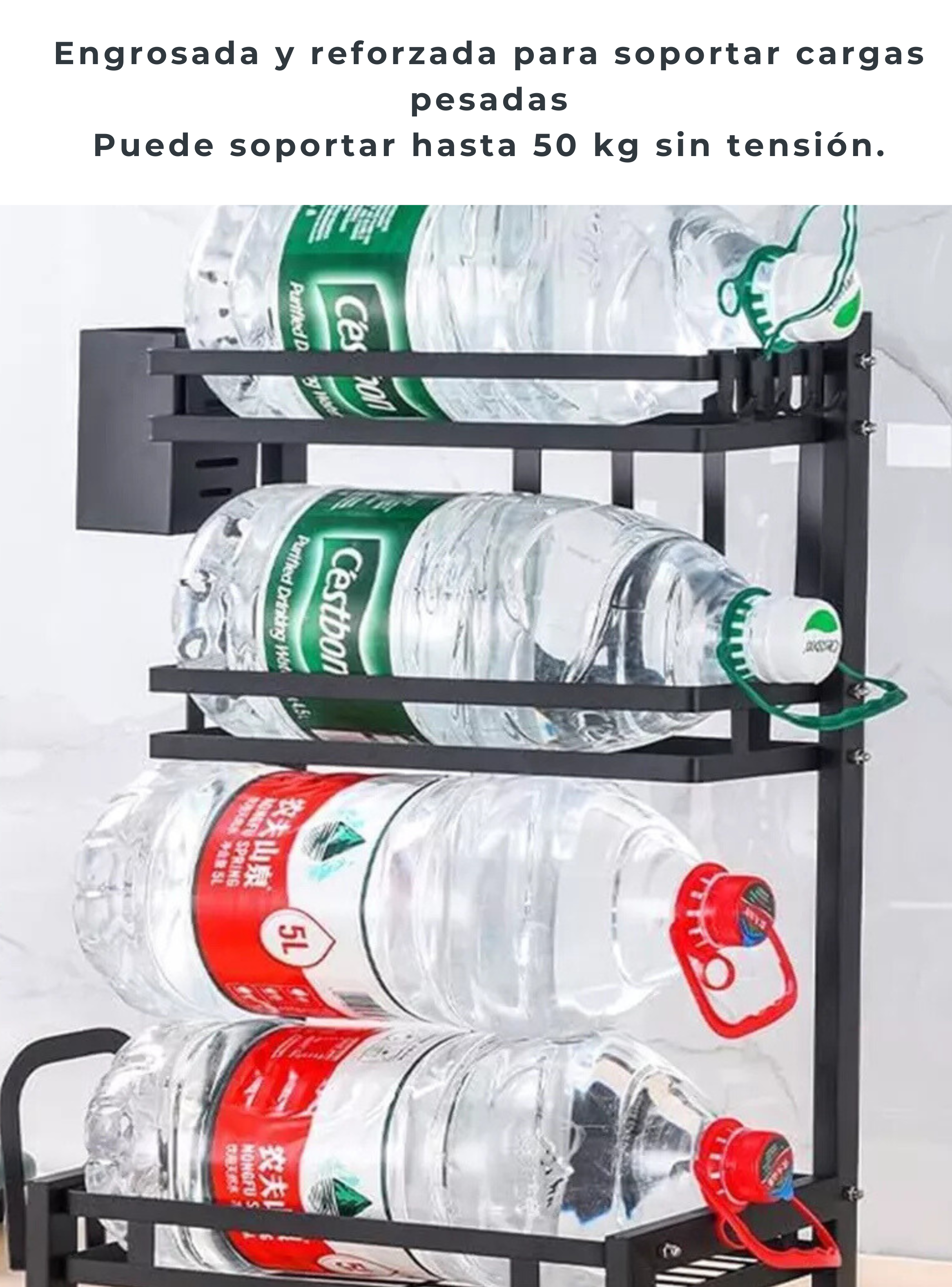 Estante para Especias Organizador De Cocina Especiero 2 Niveles Multifuncional-7