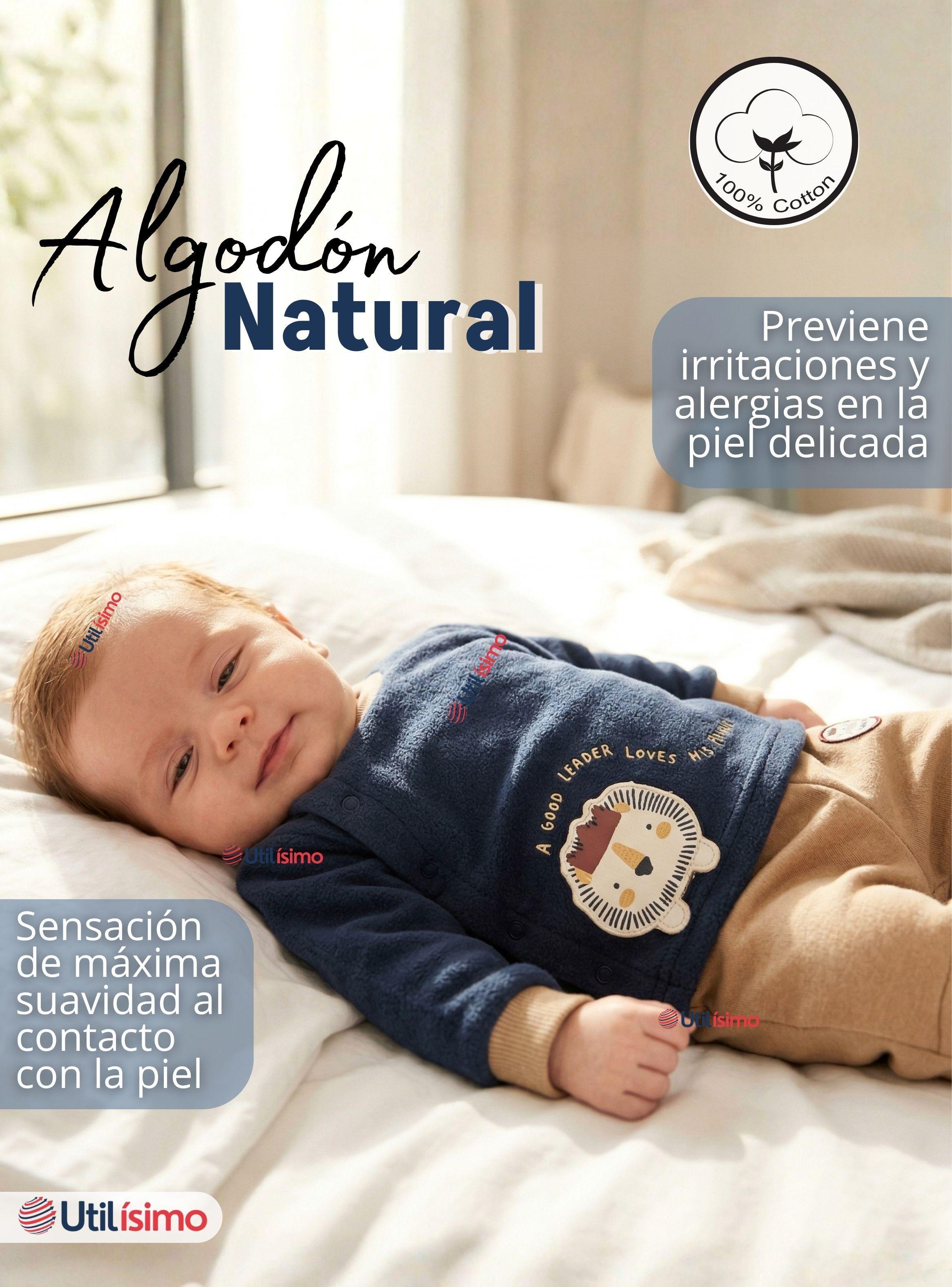 Conjunto 2 Piezas Buzo Pantalón Y Polerón Algodón Blue Lion para Bebé Niño-4