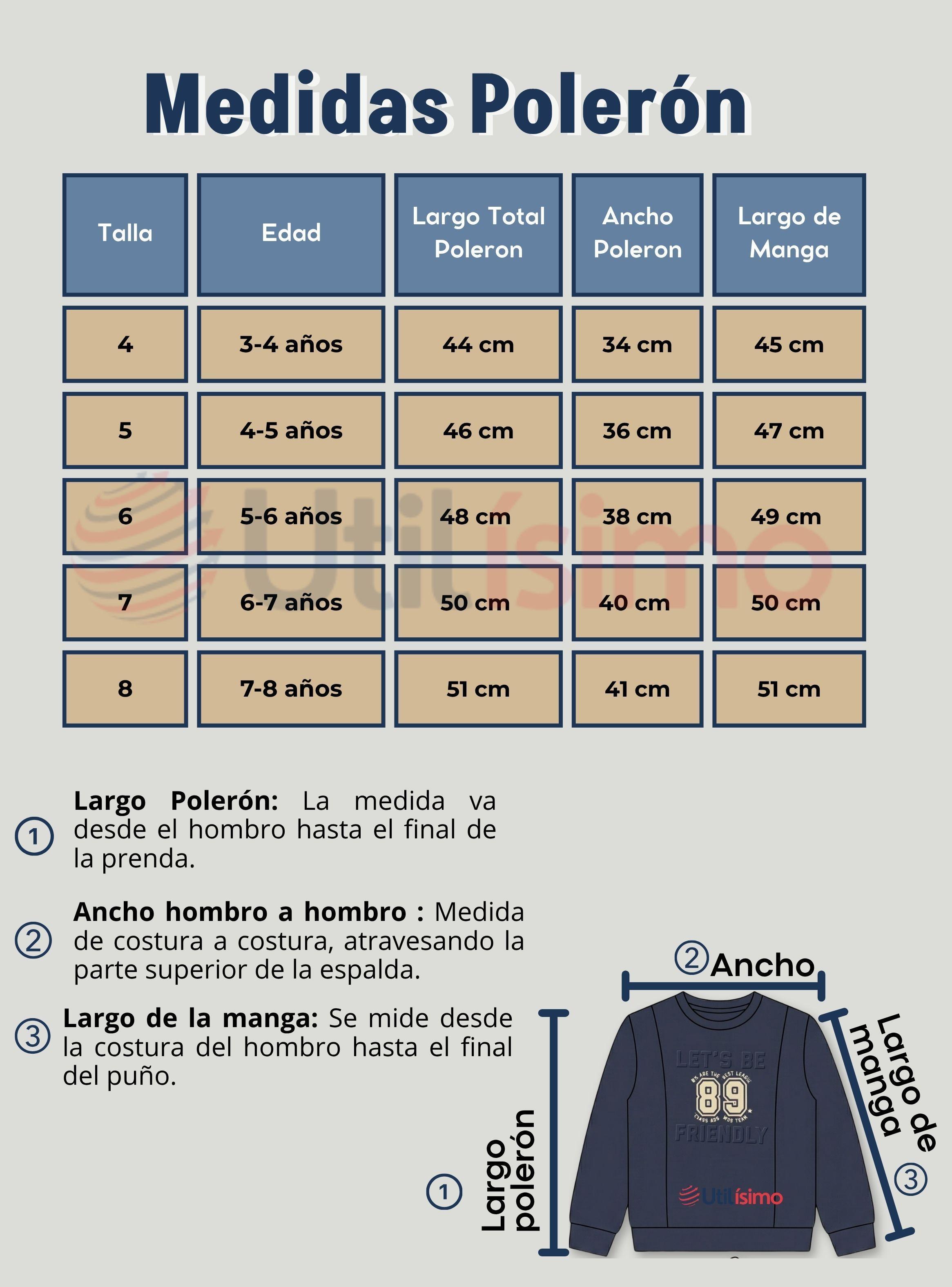 Conjunto 2 Piezas Buzo Pantalón Y Polerón Algodón Niño Friendly Class-4