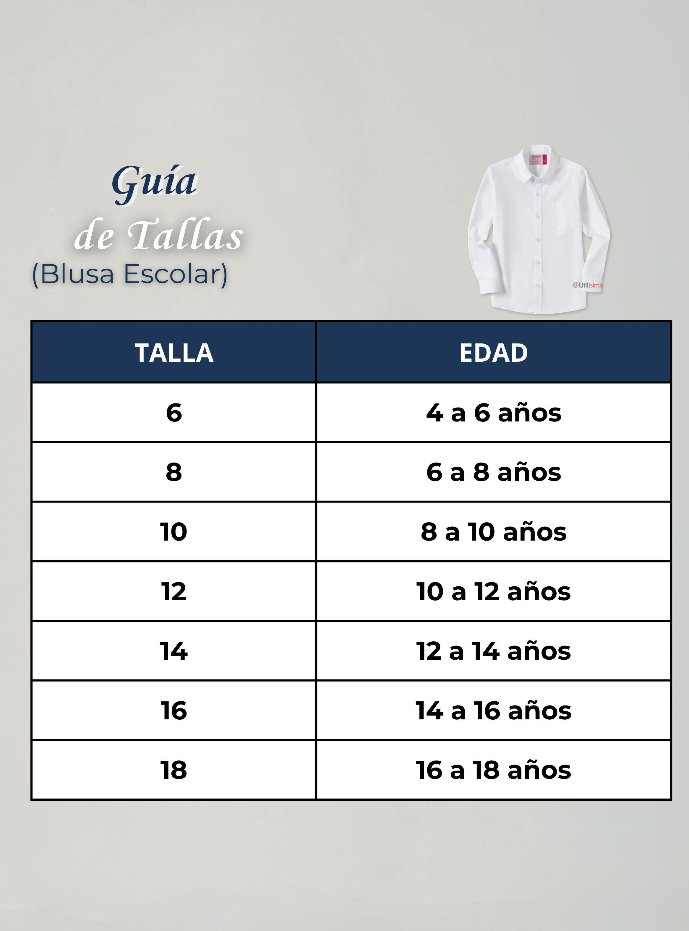 Blusa Escolar Camisa Blanca Manga Larga Colegio Niñas y Juvenil-2
