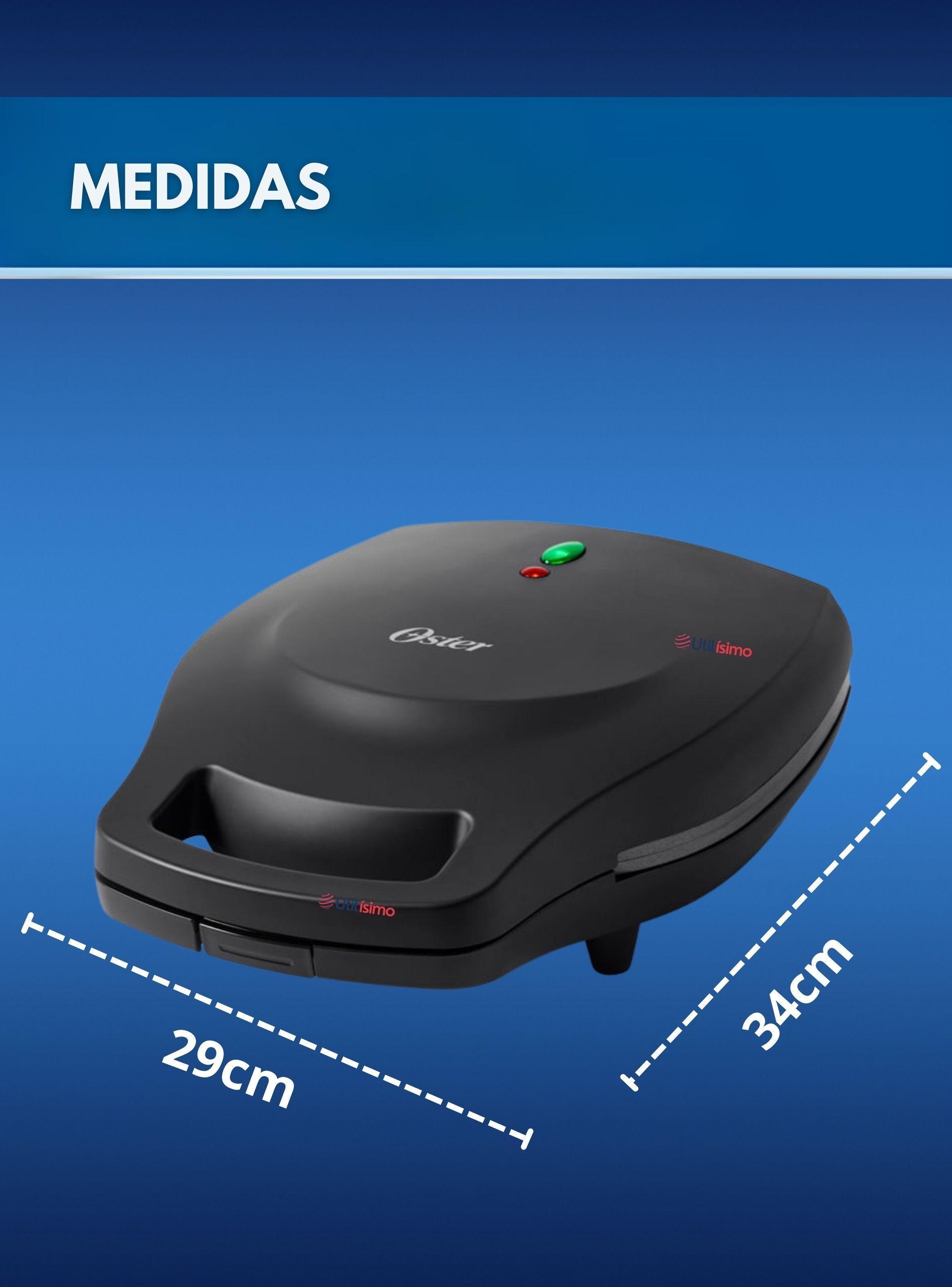 Tosty Arepa Oster® CKSTAM05013 Color Negro Versión 2026-2