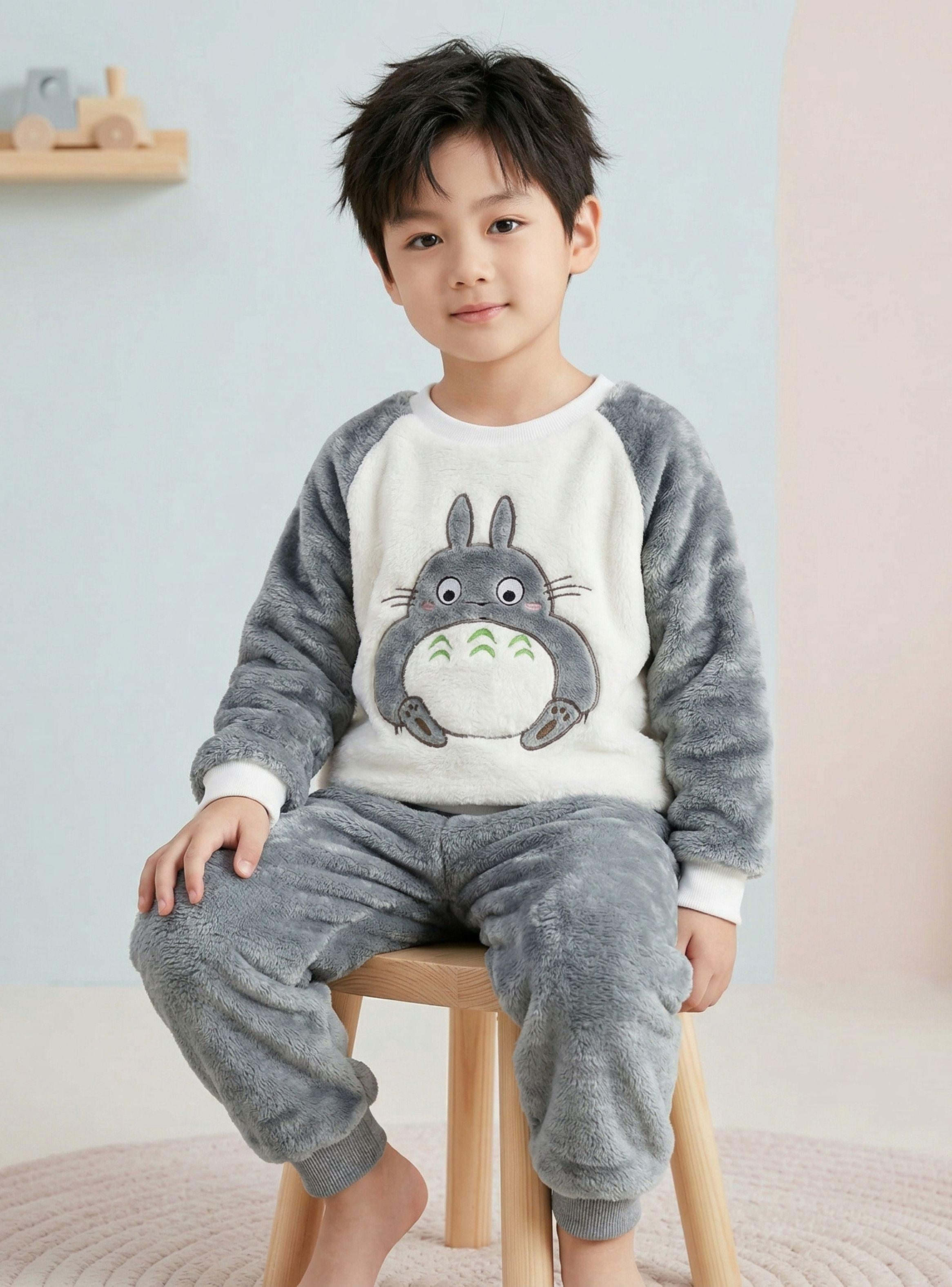 Conjunto  2 Piezas Buzo Polerón Frizado Bebe Niño Corderito Liso White Bunny-0