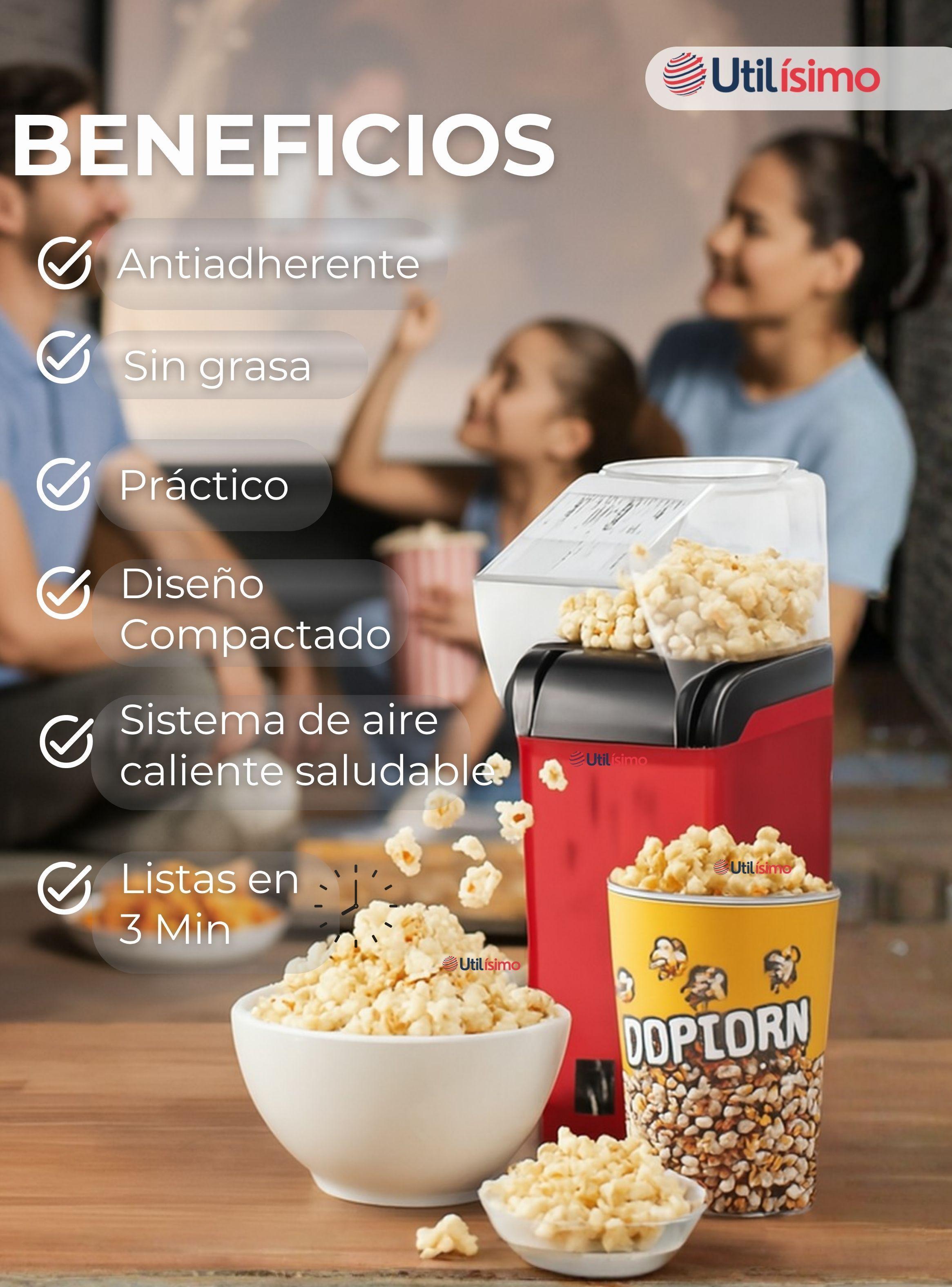 Maquina Cabritas Palomitas Popcorn 1200w de Potencia-6
