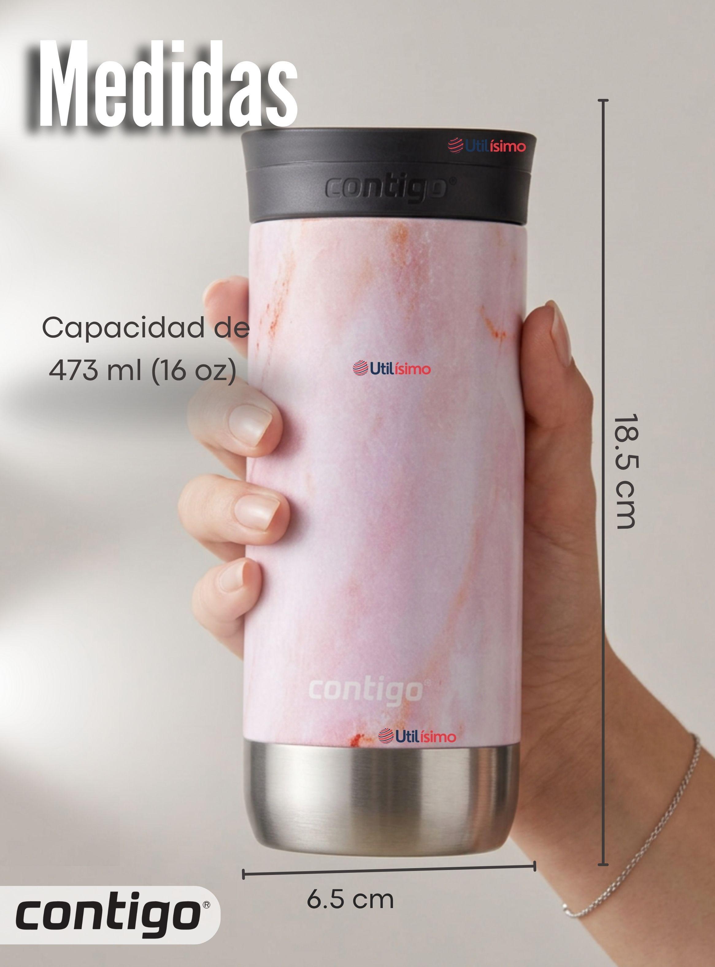 Vaso Térmico Contigo® Mug Huron Rose Quartz Tecnología SNAPSEAL™ 473 ML-3