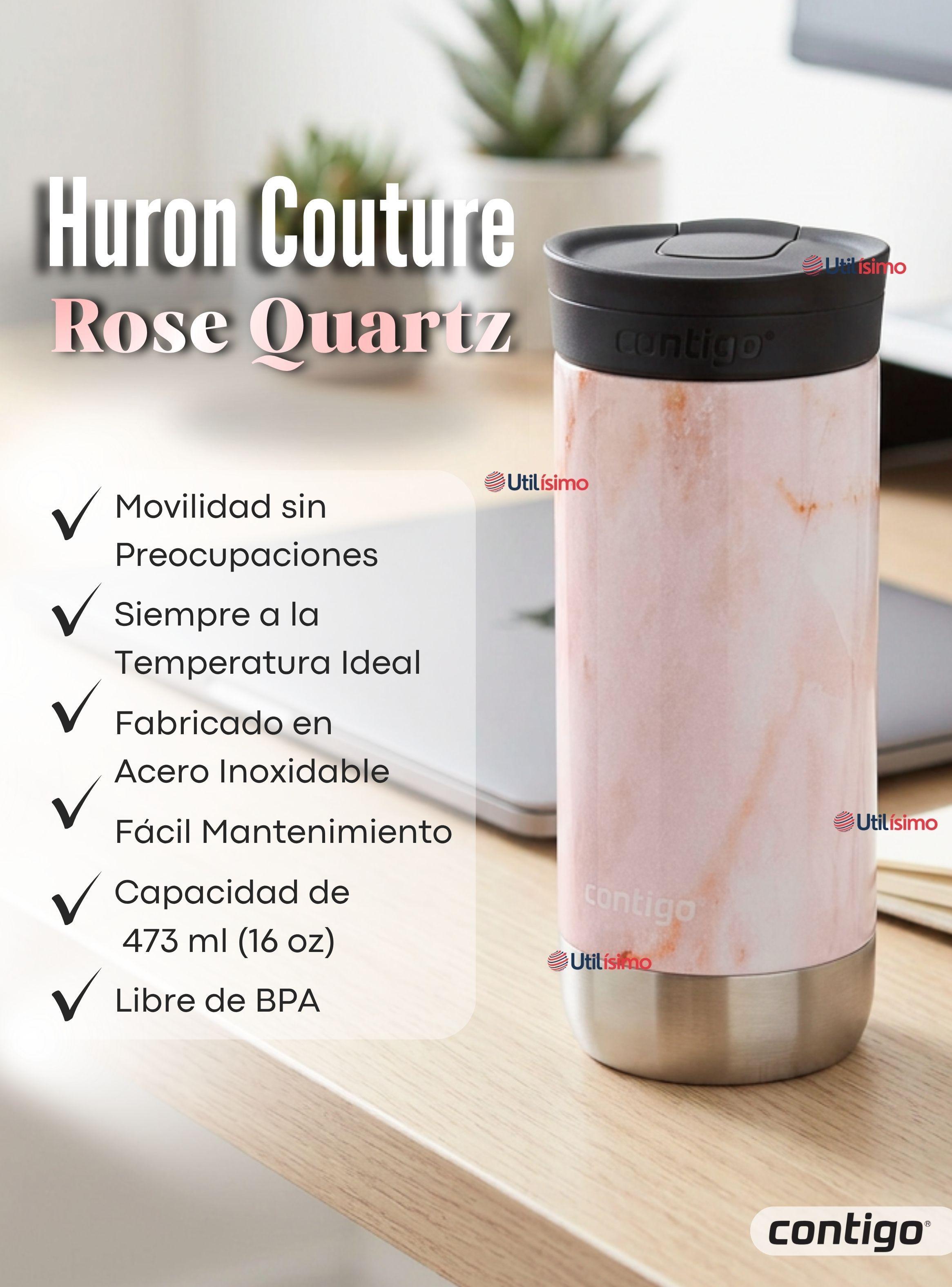 Vaso Térmico Contigo® Mug Huron Rose Quartz Tecnología SNAPSEAL™ 473 ML-4