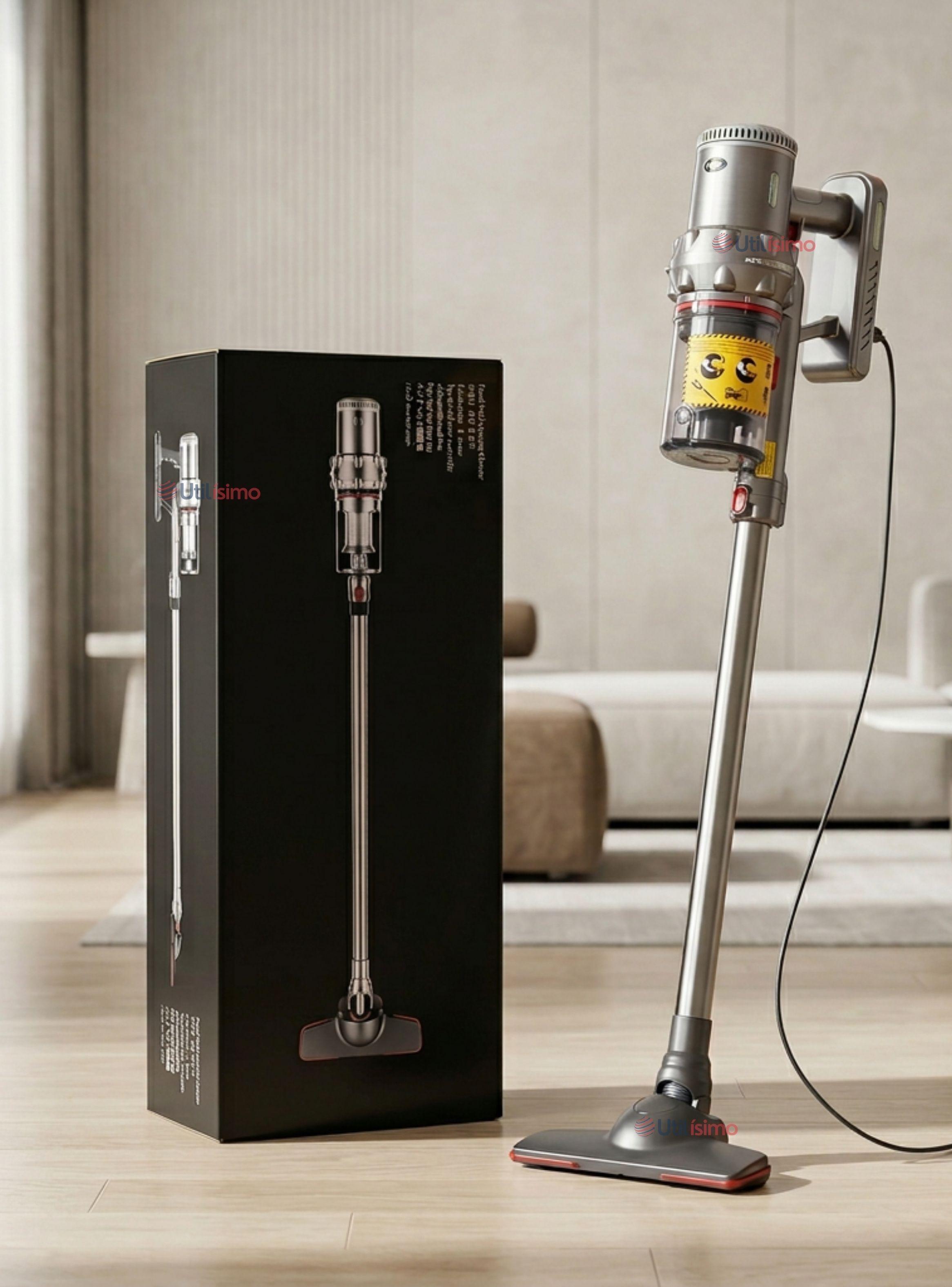 Aspiradora Portátil de 3 Velocidades Filtro Hepa Lavable-0