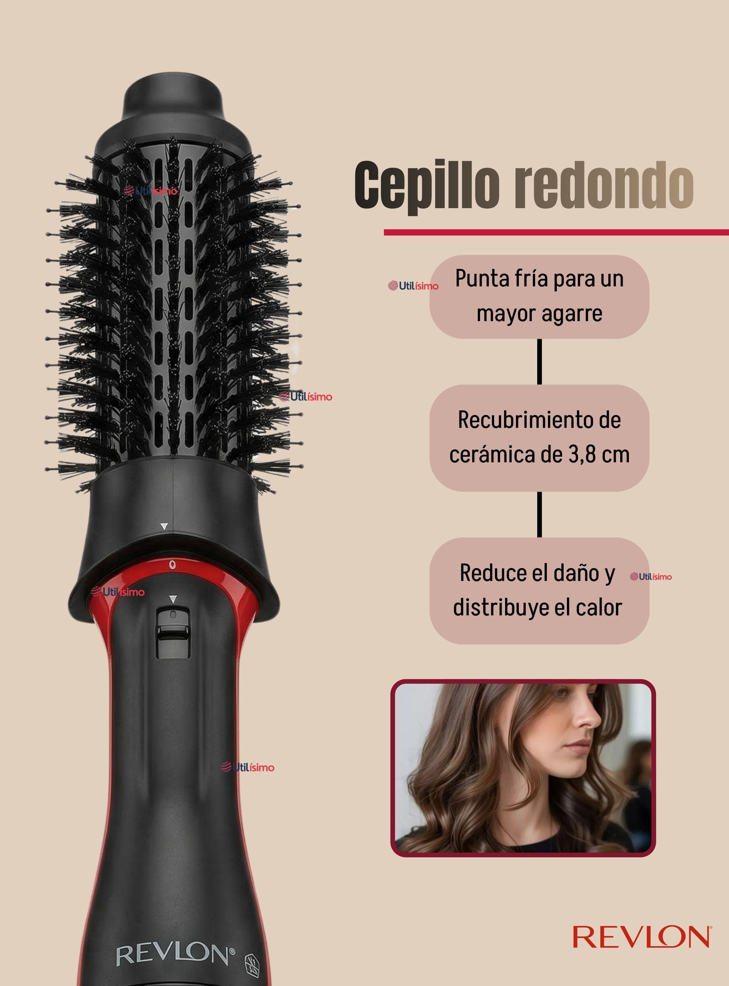 Cepillo Secador Alisador 5 En 1 Revlon 1200W de Potencia Multistyler-6