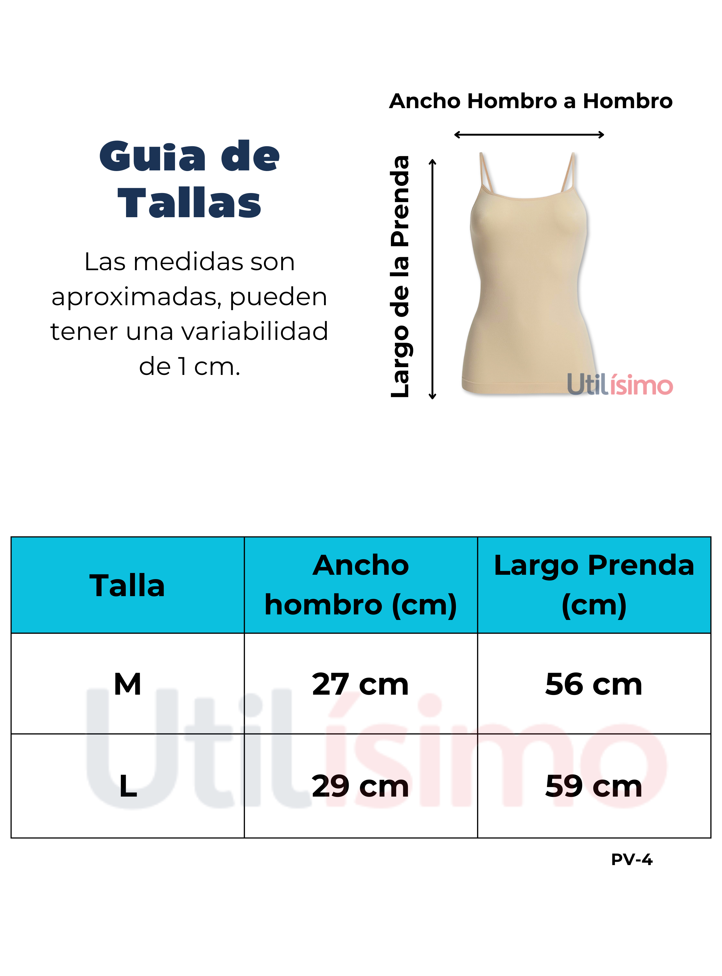 Pack 6 Poleras Mujer Sin Mangas Elasticada Colores Variados-2