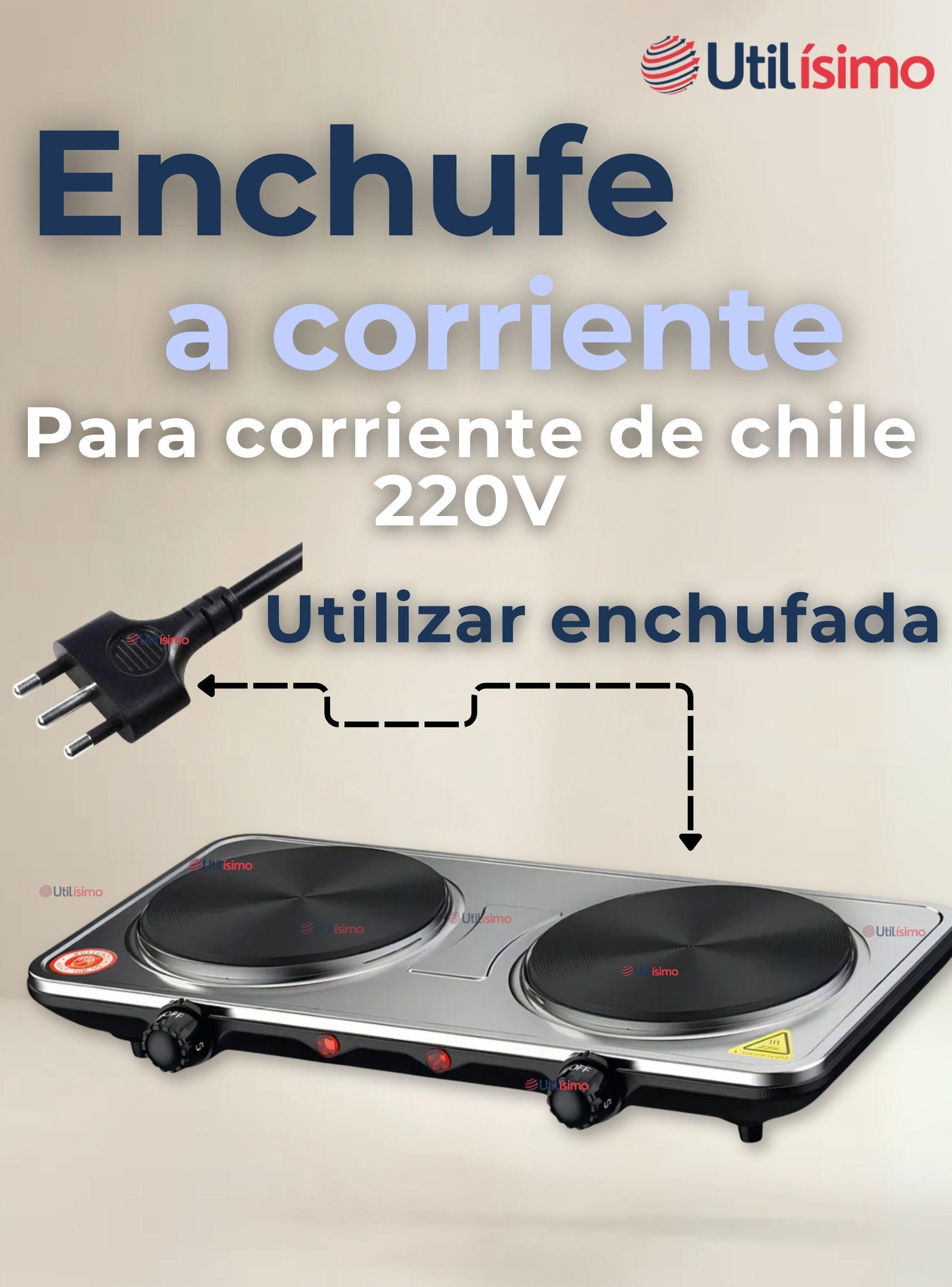 Cocina Encimera Eléctrica 2 Platos 2000W Cocinilla Premium -4