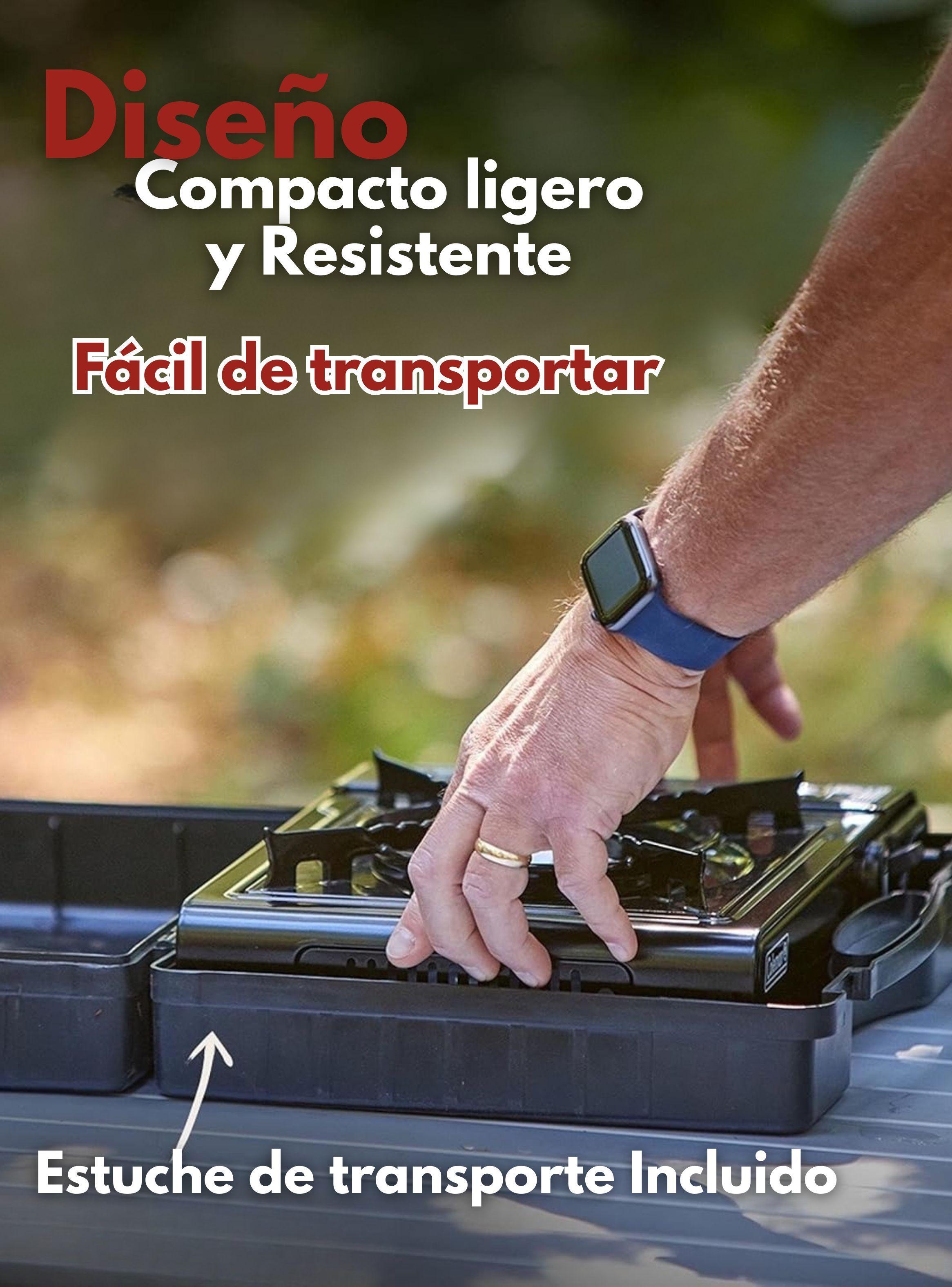 Cocina Cocinilla Portátil Camping + Kit de Instalación + Lata de Gas-6