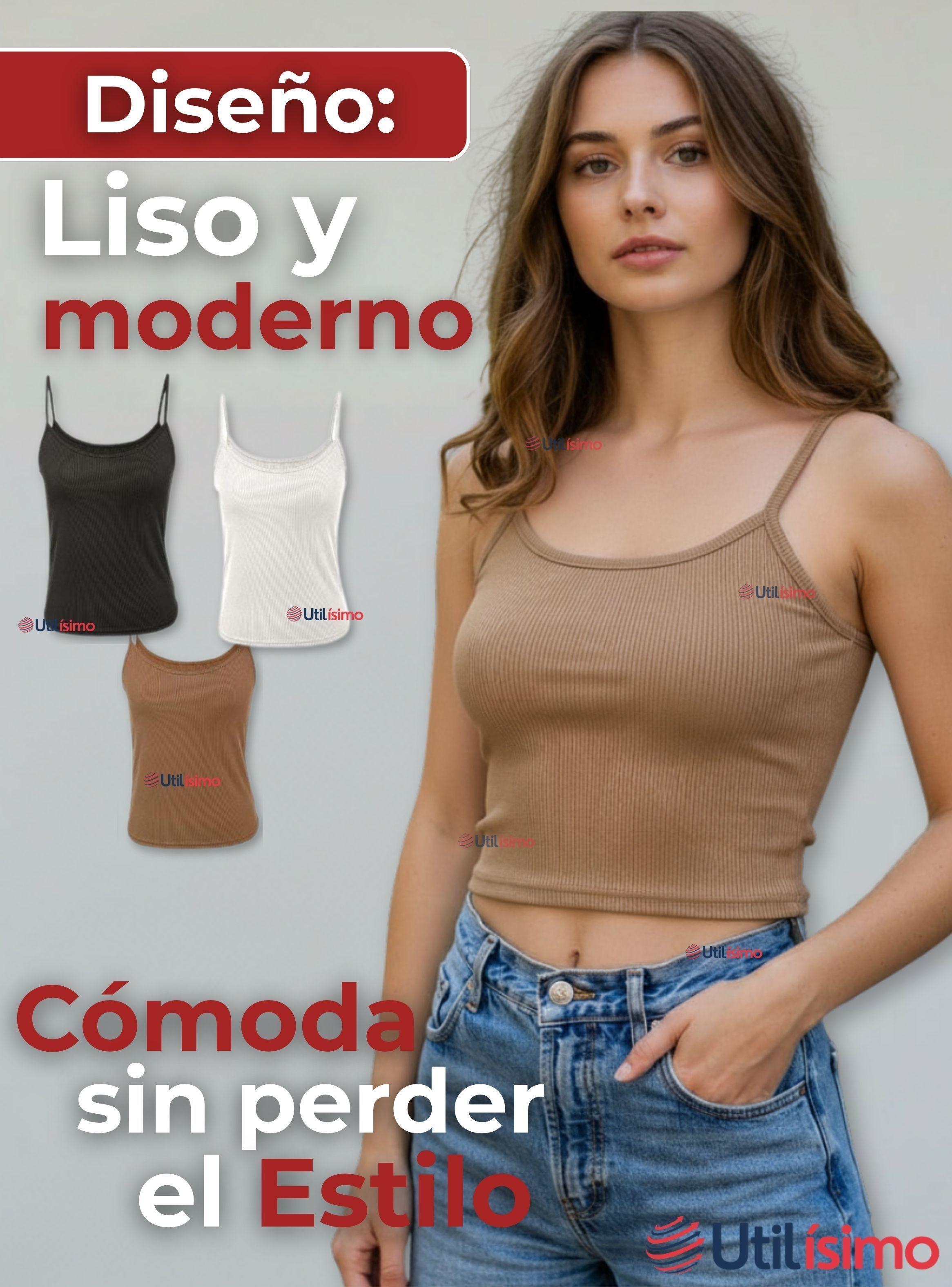 Polera Camiseta Pabilo Básica Elástica Algodón Mujer Colores Surtidos-4