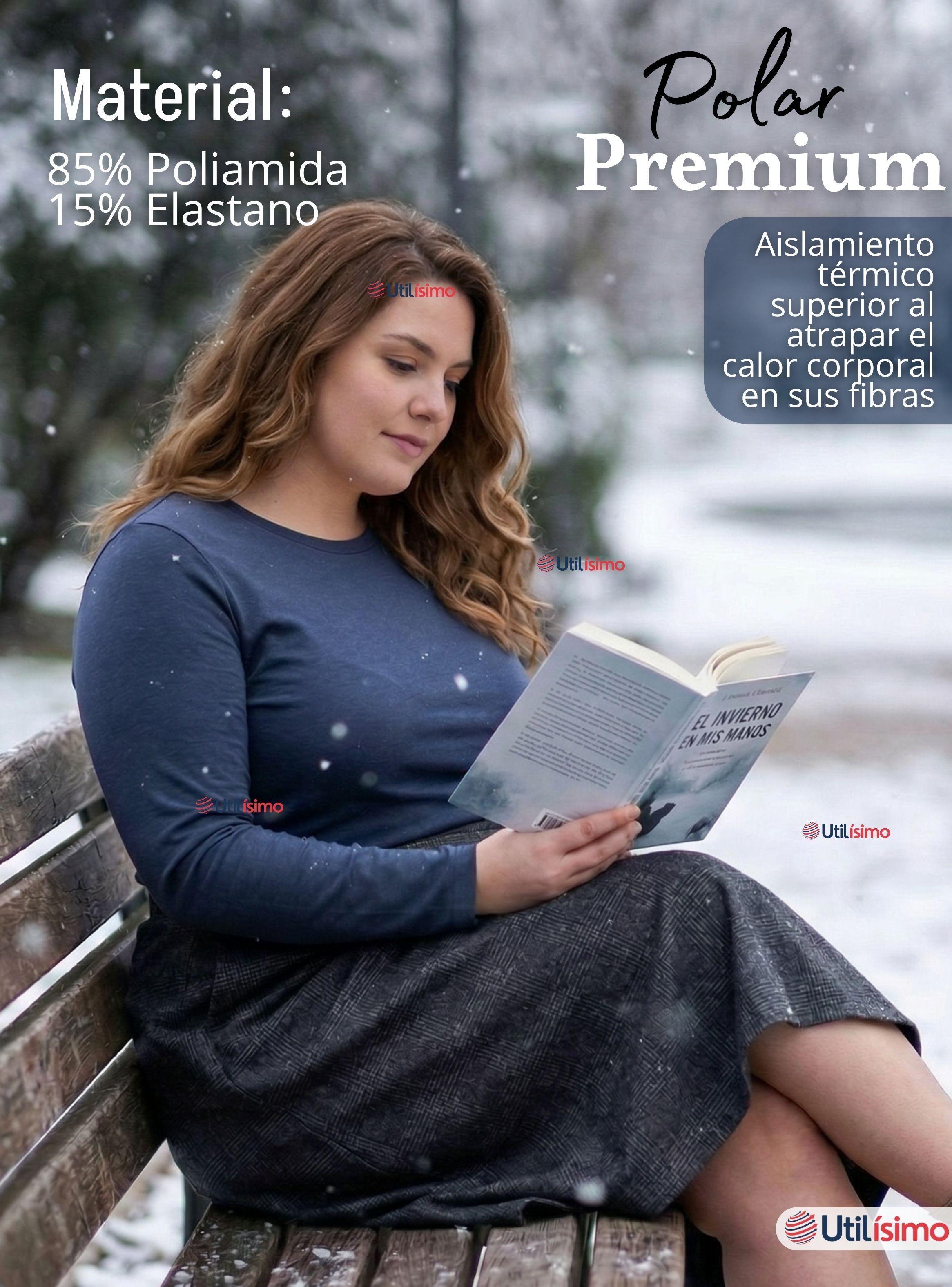 Pack 6 Camisetas Poleras Polar Primera Capa Manga Larga Color Surtido Mujer-6