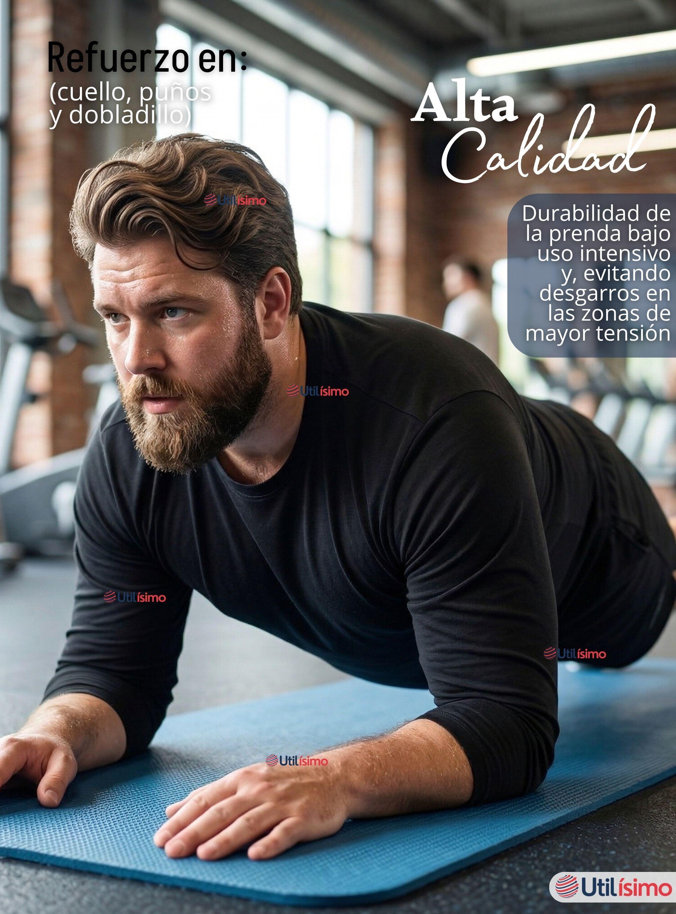 Camiseta Polera Polar Primera Capa Manga Larga Colores Surtidos Hombre-7