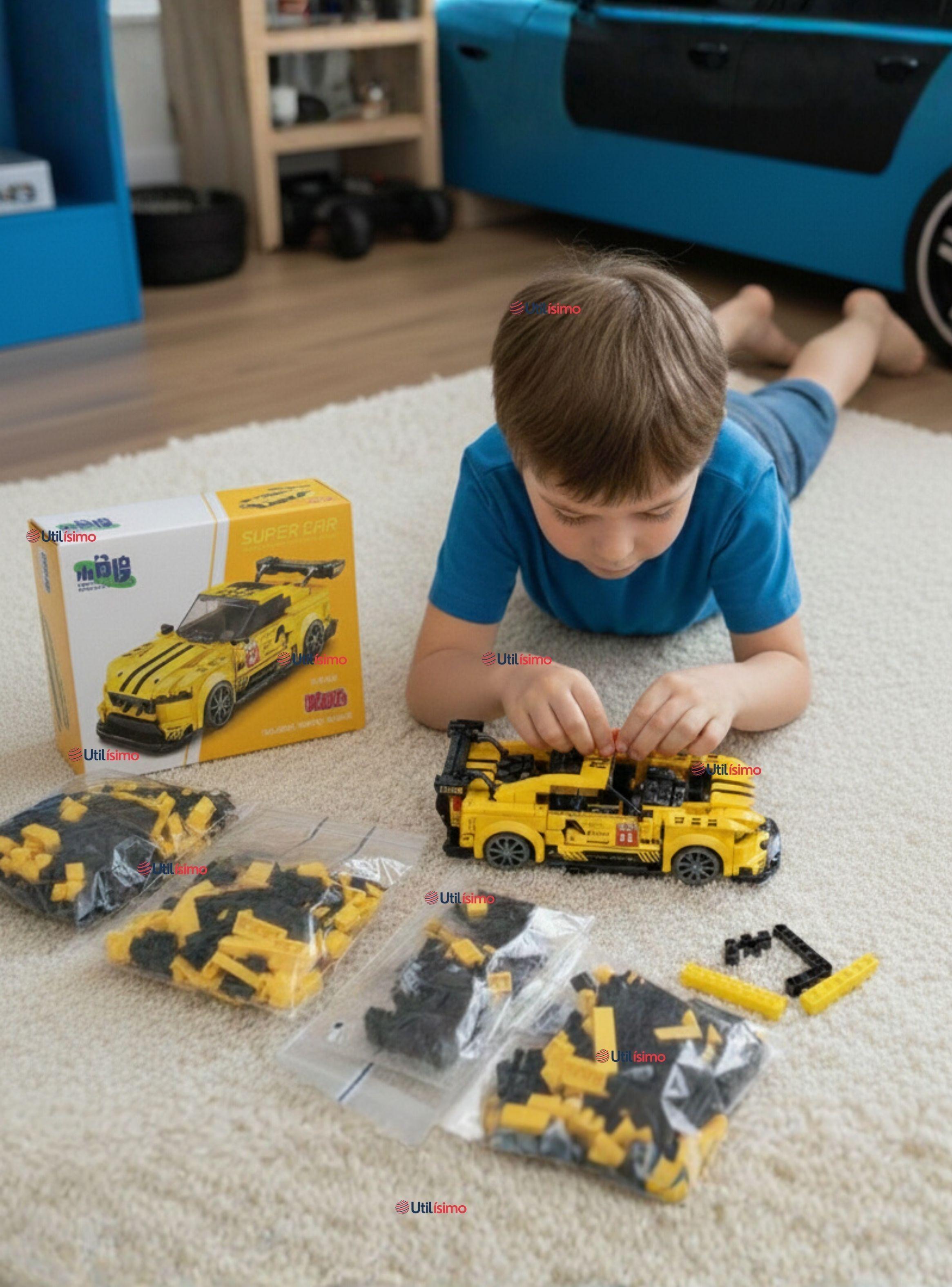 Auto Coche De Carreras Armable Porsche Racing 360 Piezas Juguete Niño-0