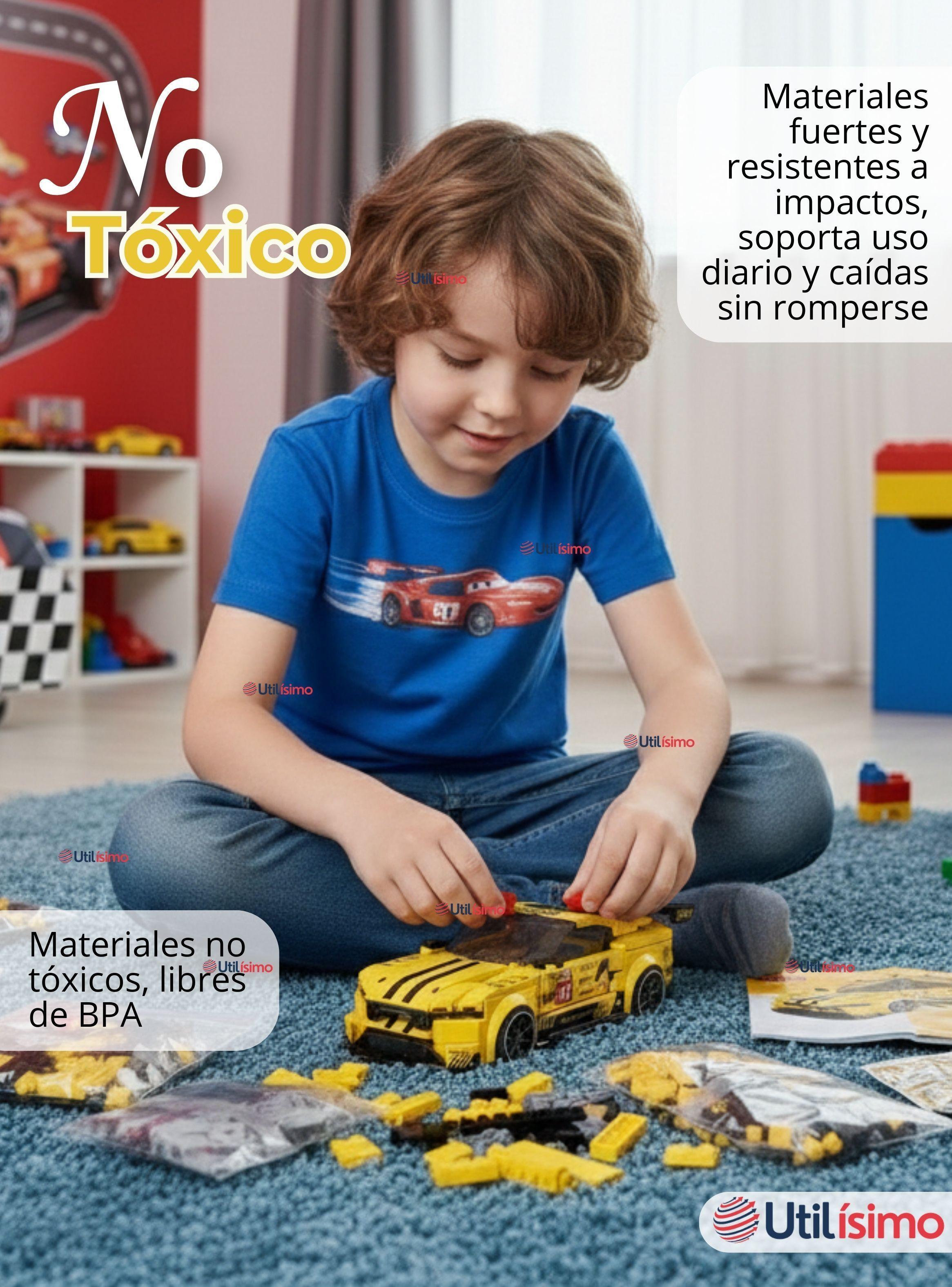 Auto Coche De Carreras Armable Porsche Racing 360 Piezas Juguete Niño-7