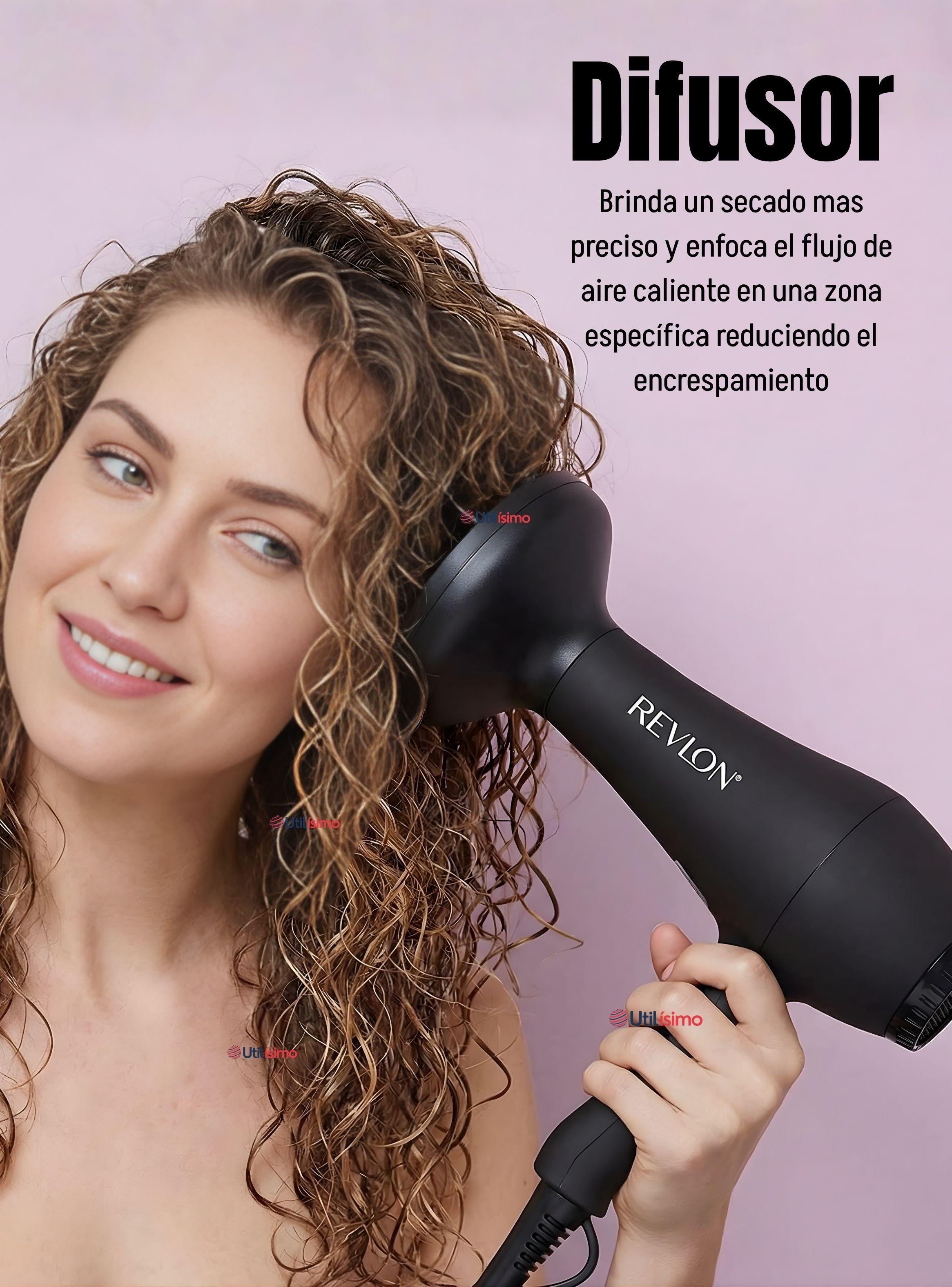 Secador De Cabello Revlon Smooth Brilliance 1875W Potencia Color Negro-5