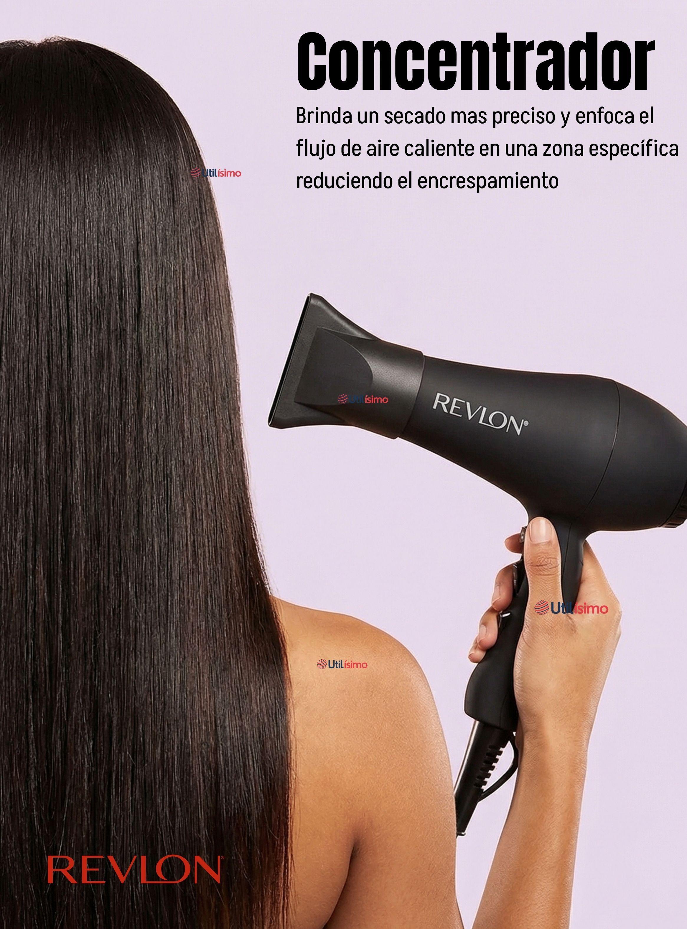 Secador De Cabello Revlon Smooth Brilliance 1875W Potencia Color Negro-6