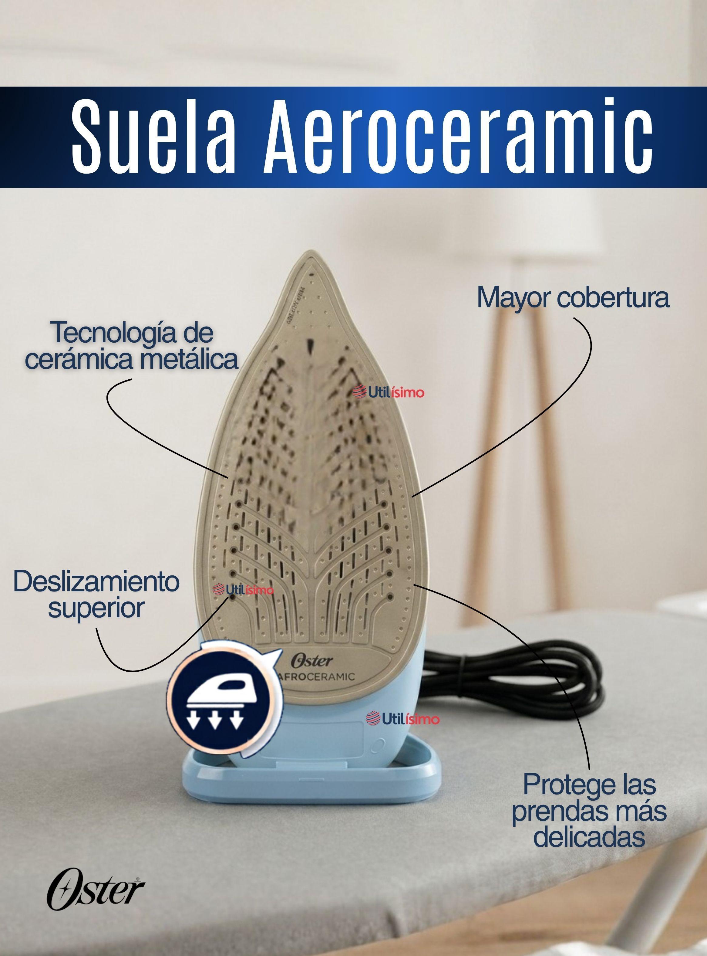 Plancha de vapor Oster® AeroGlide Plus S7400 Color Verde claro GCSTAC7402-052-5