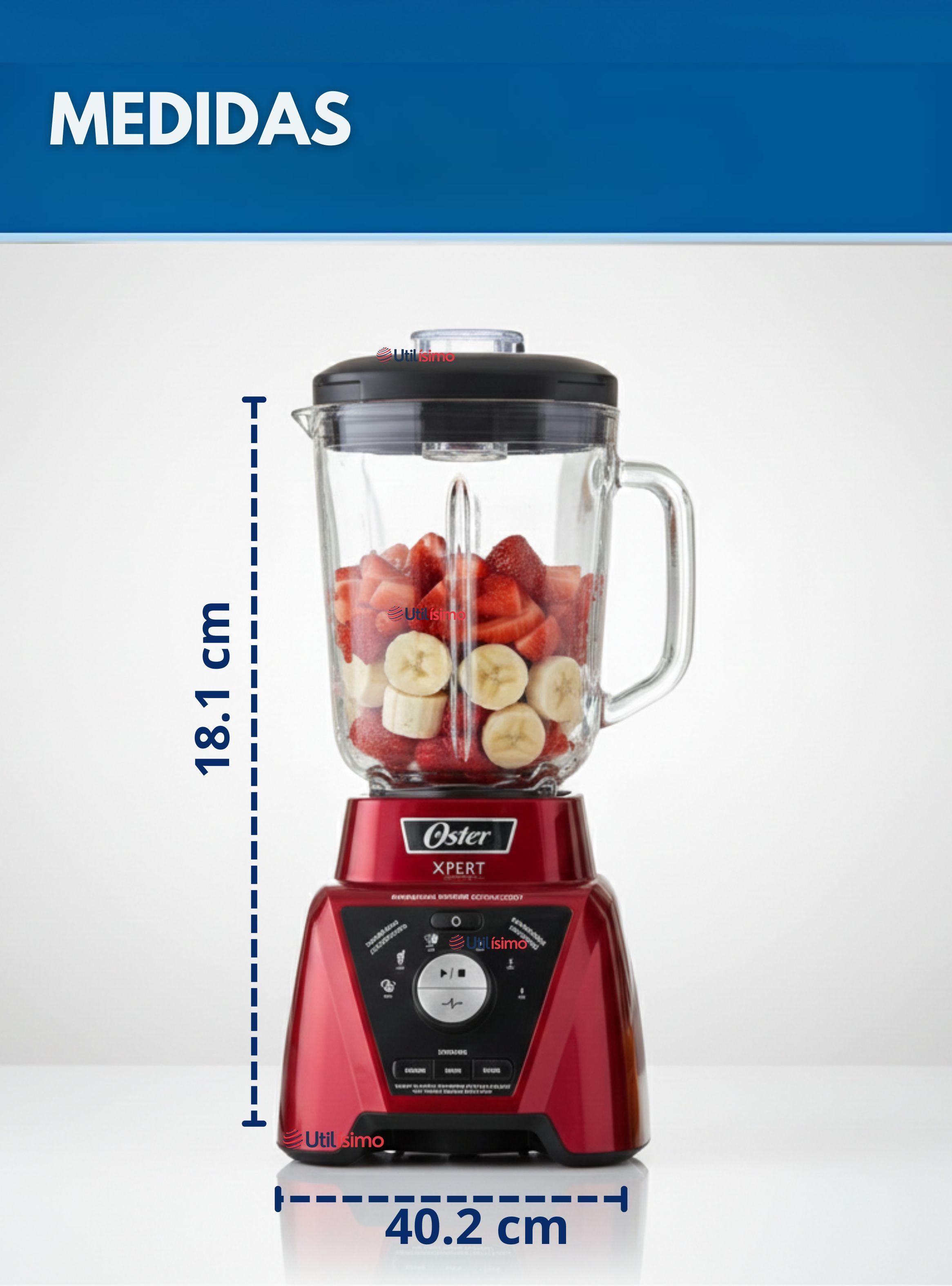 Licuadora Xpert Series™ roja con control de textura Vaso Blend N Go BLST3BRPG-3