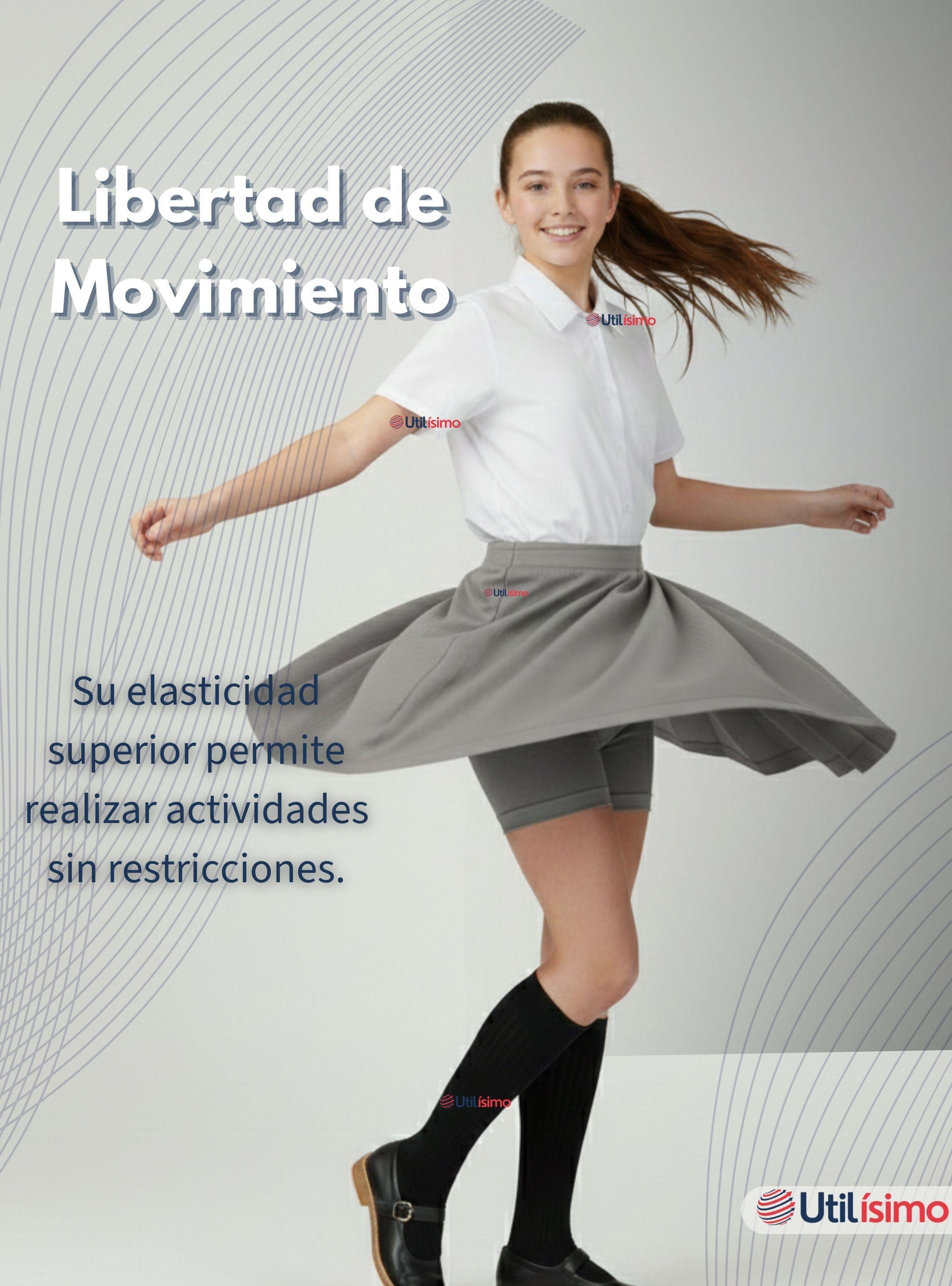 Calza Corta Escolar Color Gris Pata Deportivas Juvenil-5