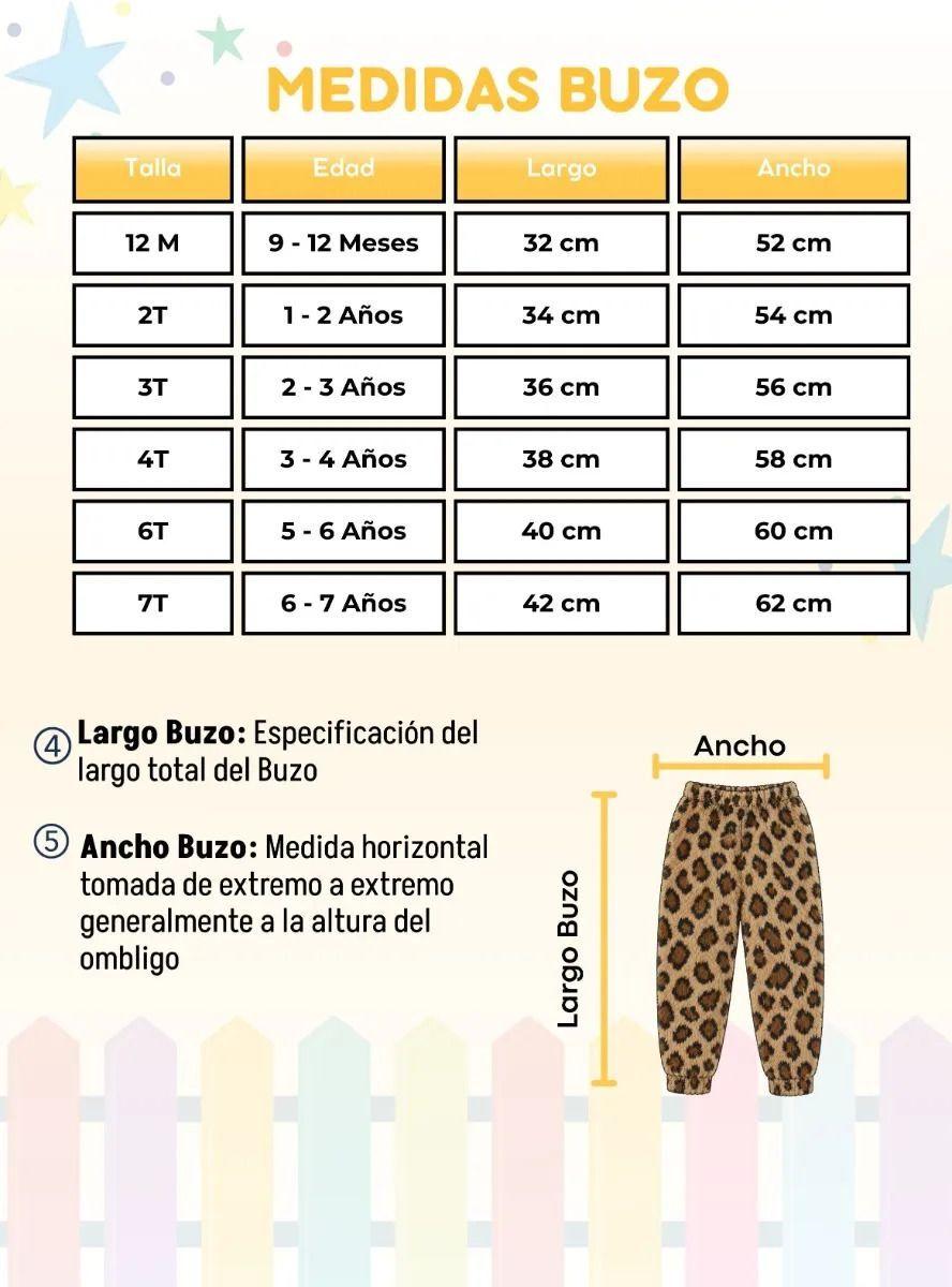 Conjunto 2 Piezas Buzo Polerón Con Capucha Polar de Niña Animal Print-4