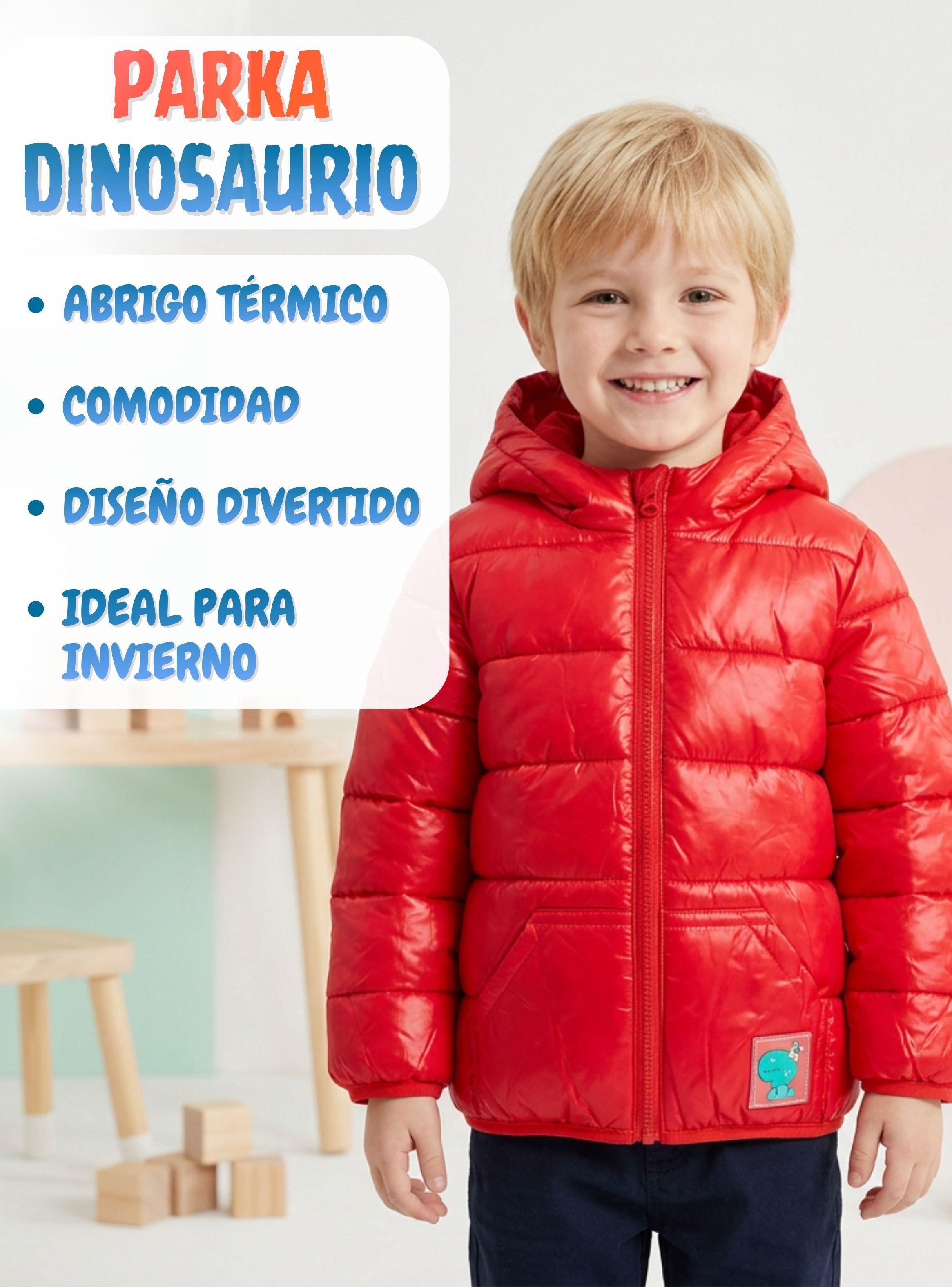 Parka Dinosaurio Con Capucha Manga Larga de Niño Jump Kids-4