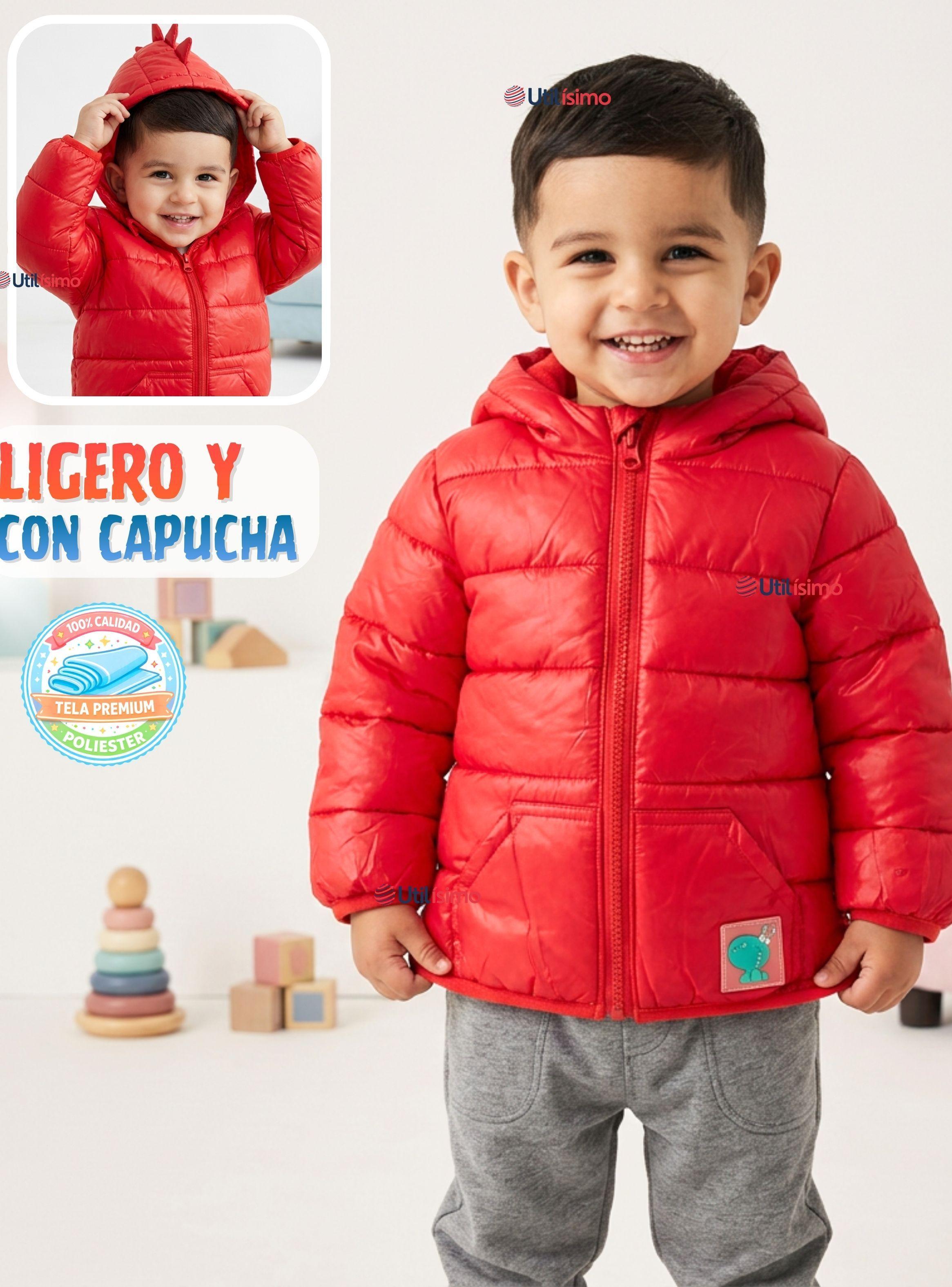 Parka Dinosaurio Con Capucha Manga Larga de Niño Jump Kids-6