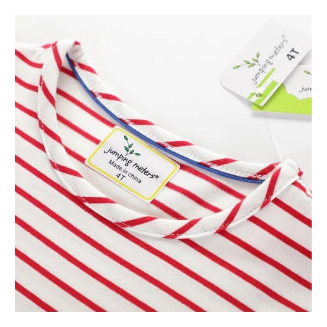 Poleras de Algodón Manga Corta para Niñas Jump Kids-2