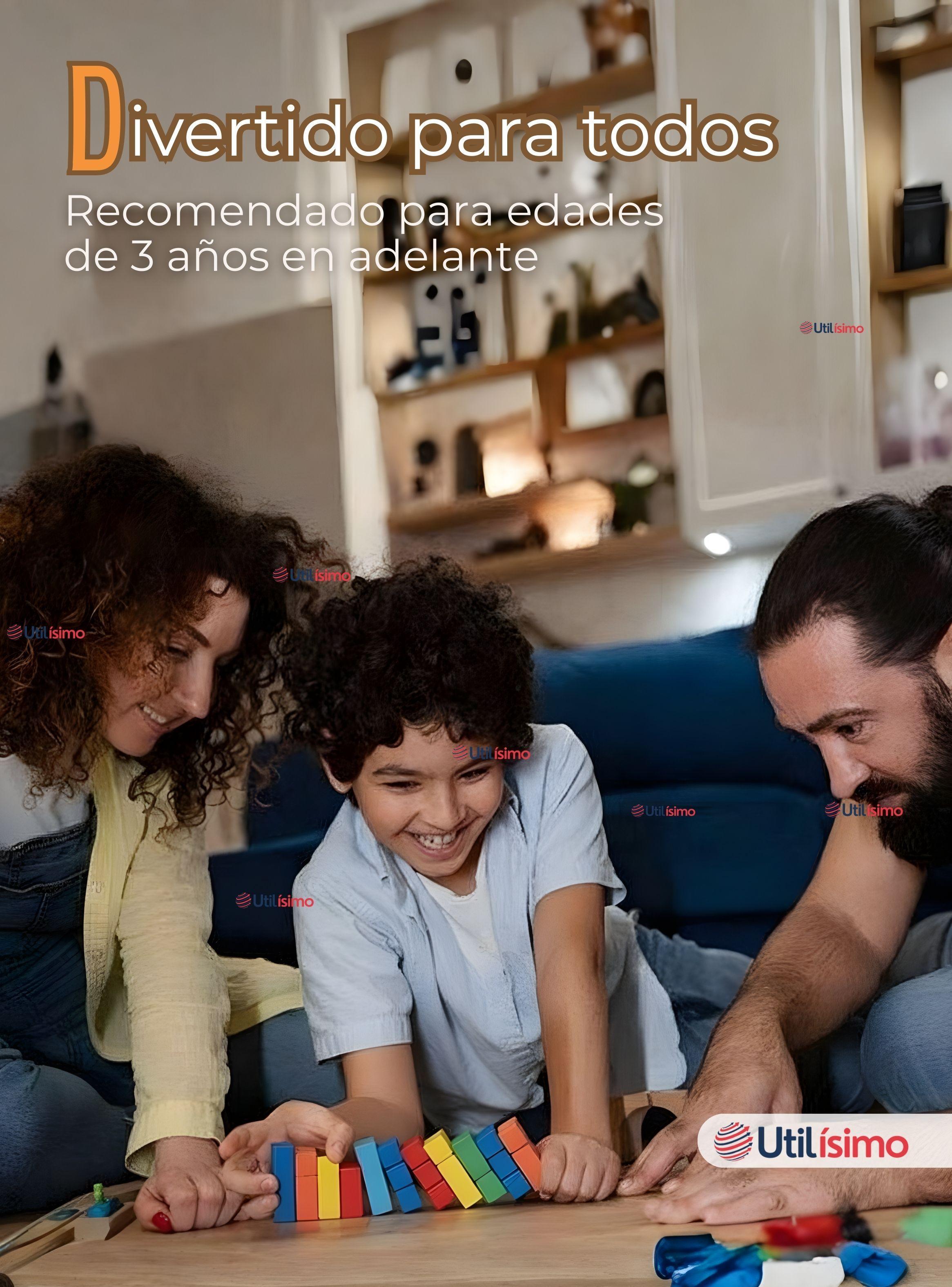 Jenga Juego De Mesa 48 Piezas Multicolor de Madera Original-5