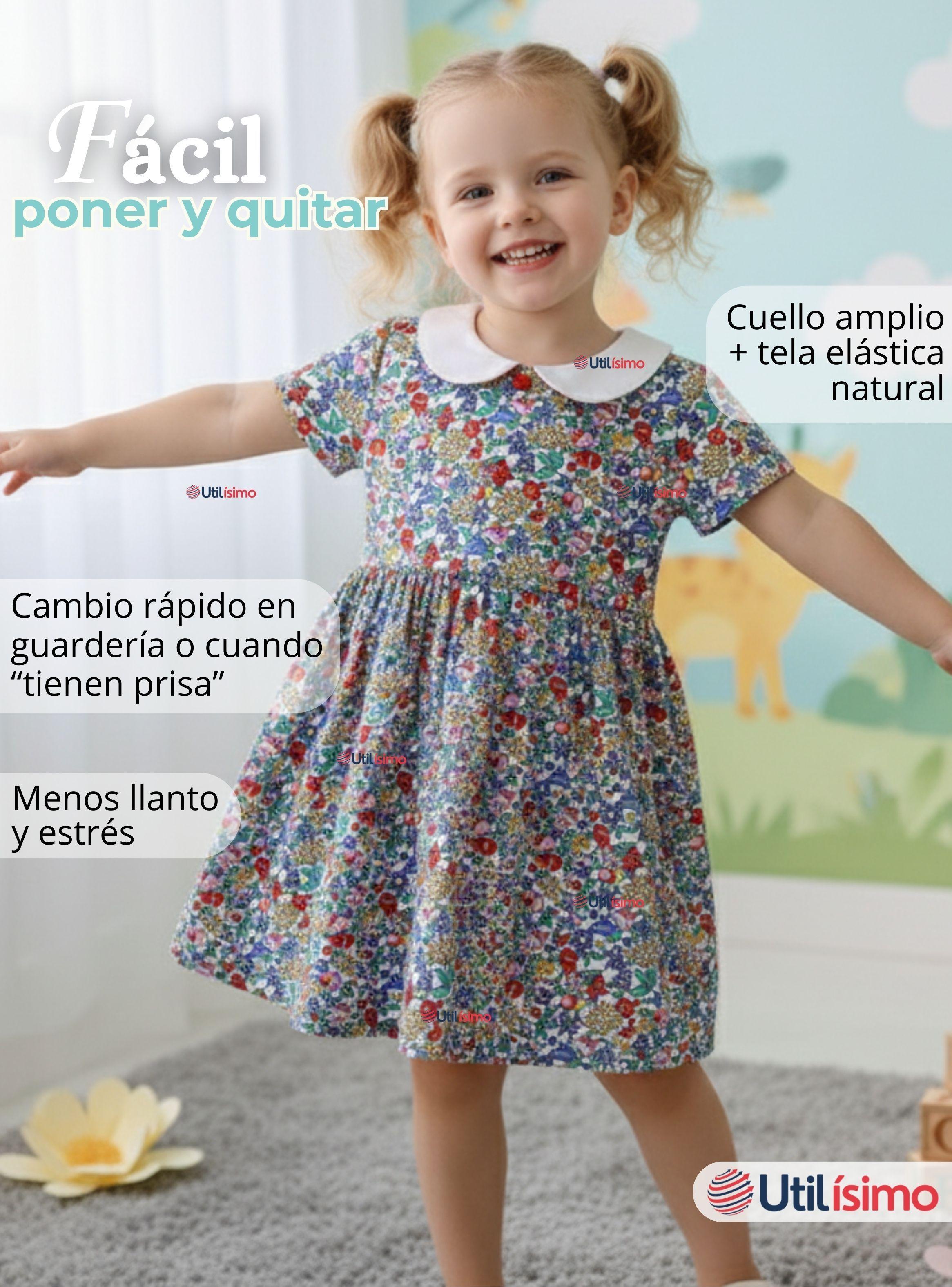 Vestido Manga Corta Floreal Multicolor Verano Niña 2 a 7 años-6