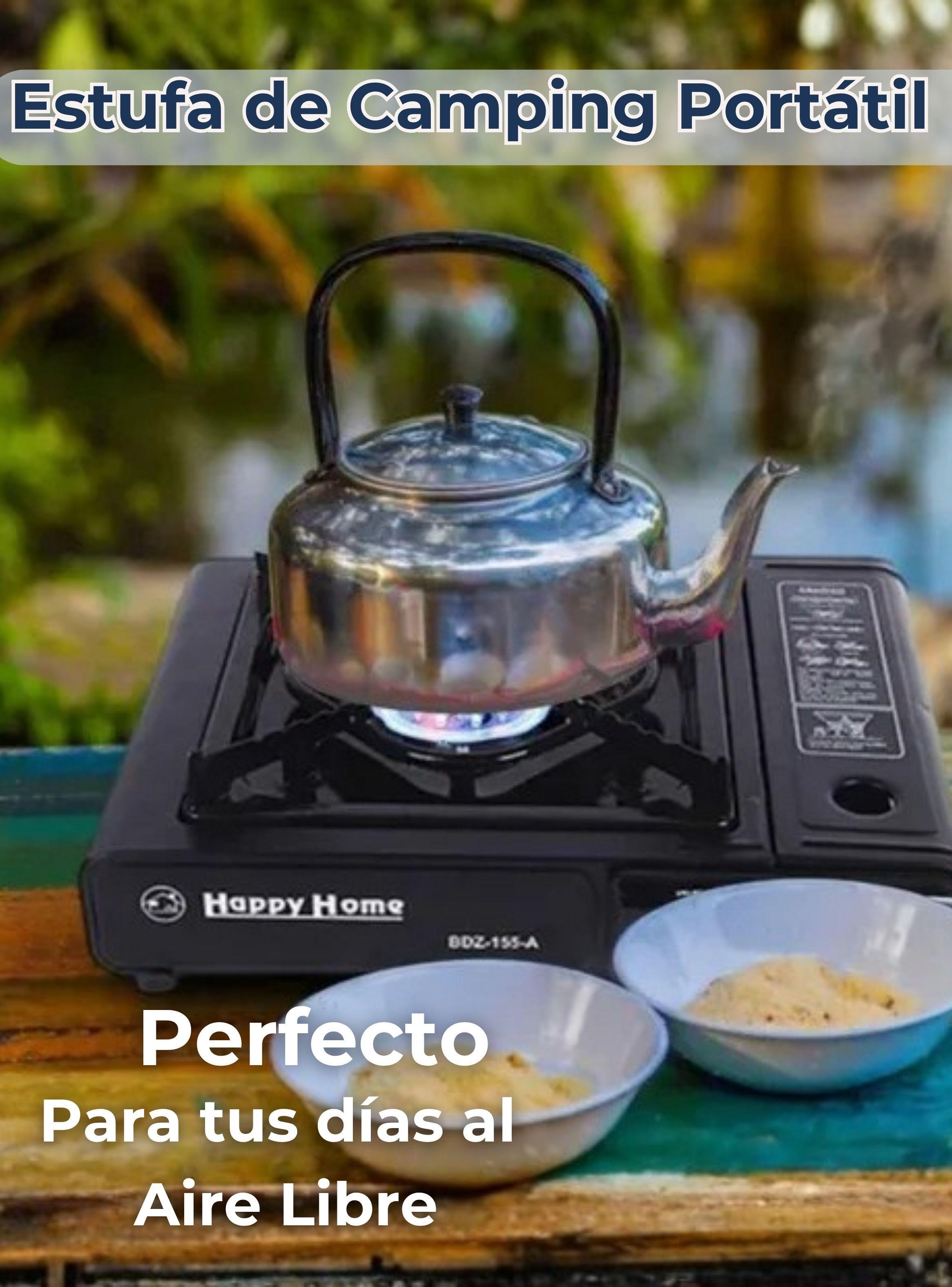 Cocina Portátil De Camping Con Maletin De Trasporte Cocinilla Negro-2