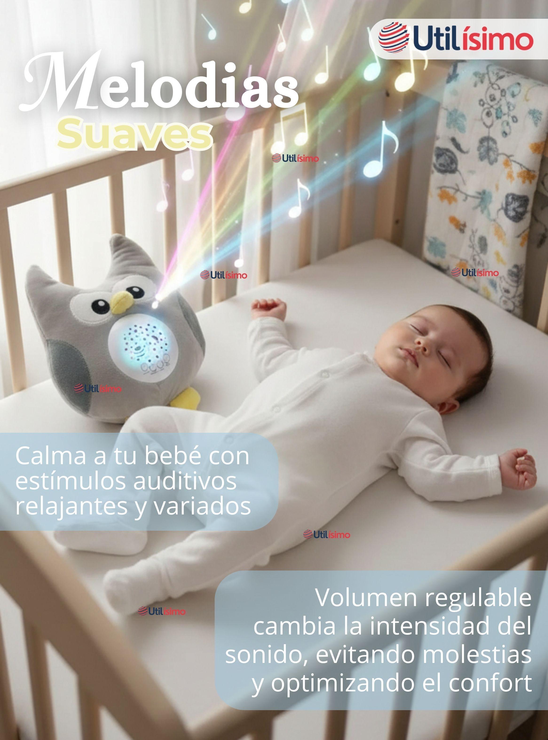 Peluche de Búho Espantacuco Con Luz Y Sonido Para Bebé Niño Niña-5