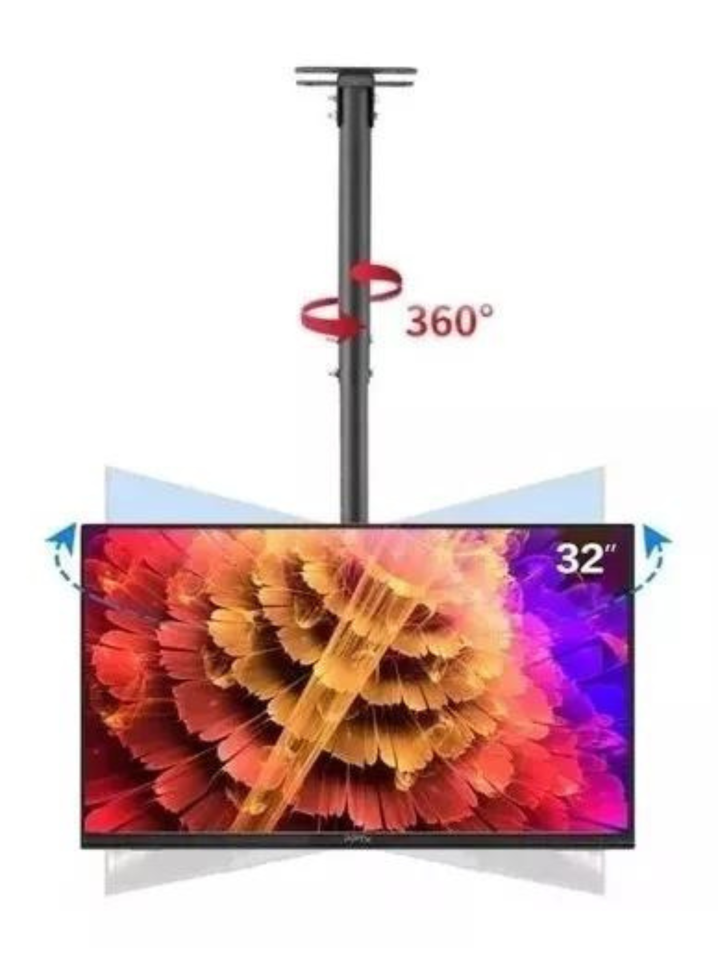 Soporte Tv Techo O Pared Ajustable Base 32 A 85 Pulgadas-6