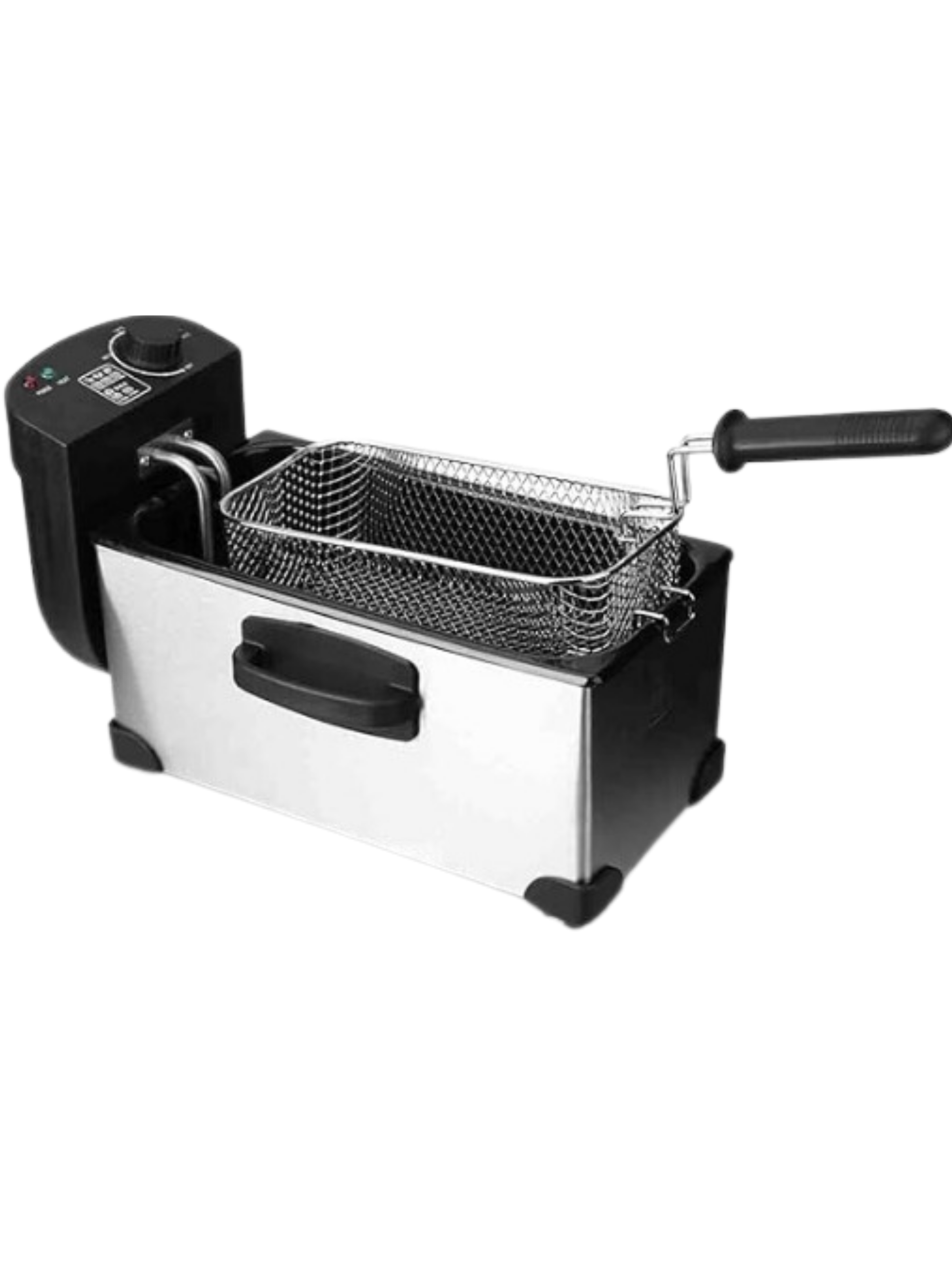 Freidora Eléctrica Con Indicador De Luz Doble Tanque 7.5 L-4