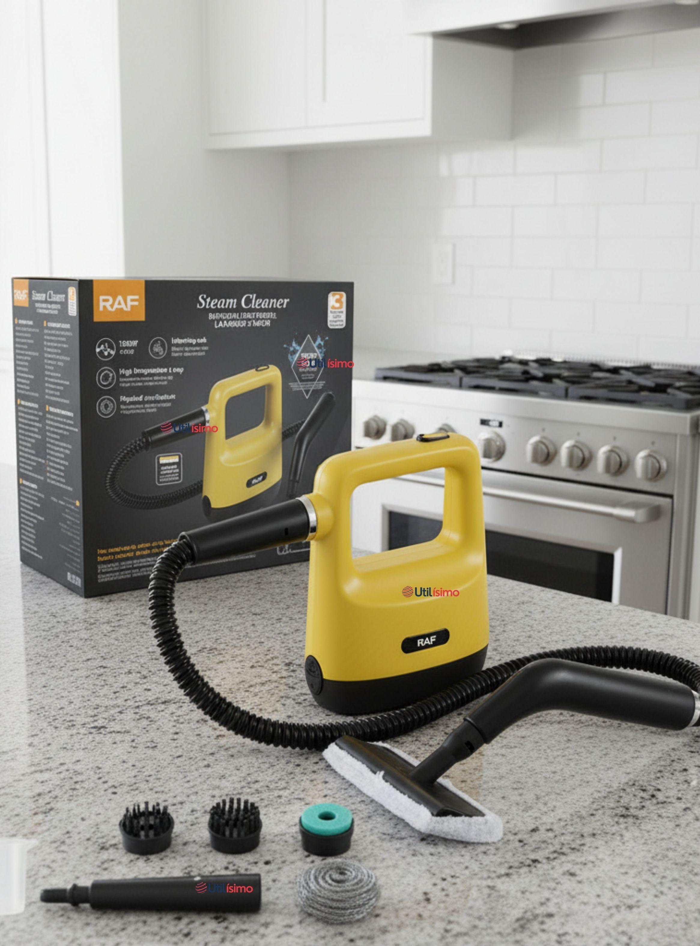 Limpiador De Vapor 300ml Multiuso 1350w de potencia Amarillo-0