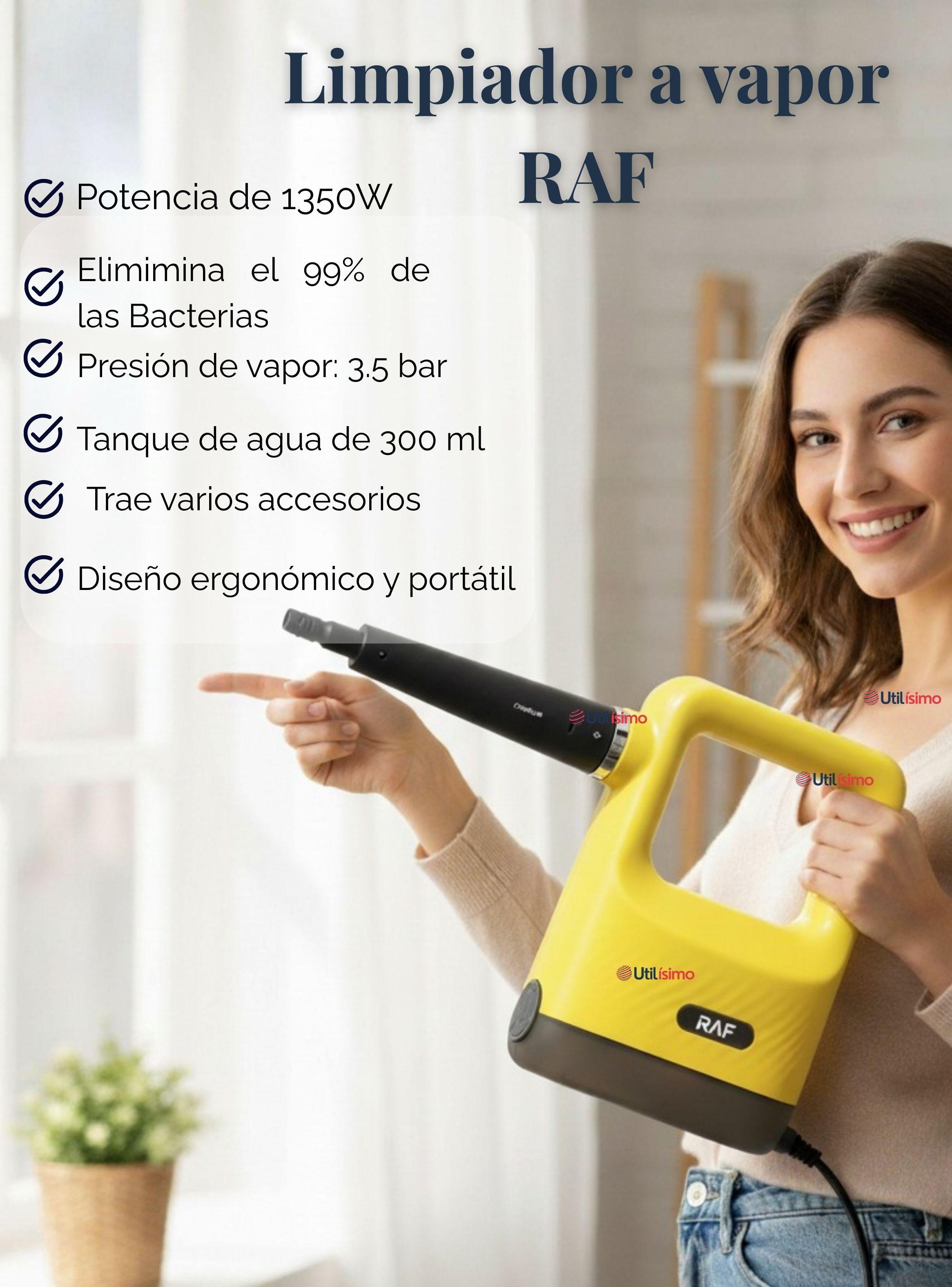 Limpiador De Vapor 300ml Multiuso 1350w de potencia Amarillo-1