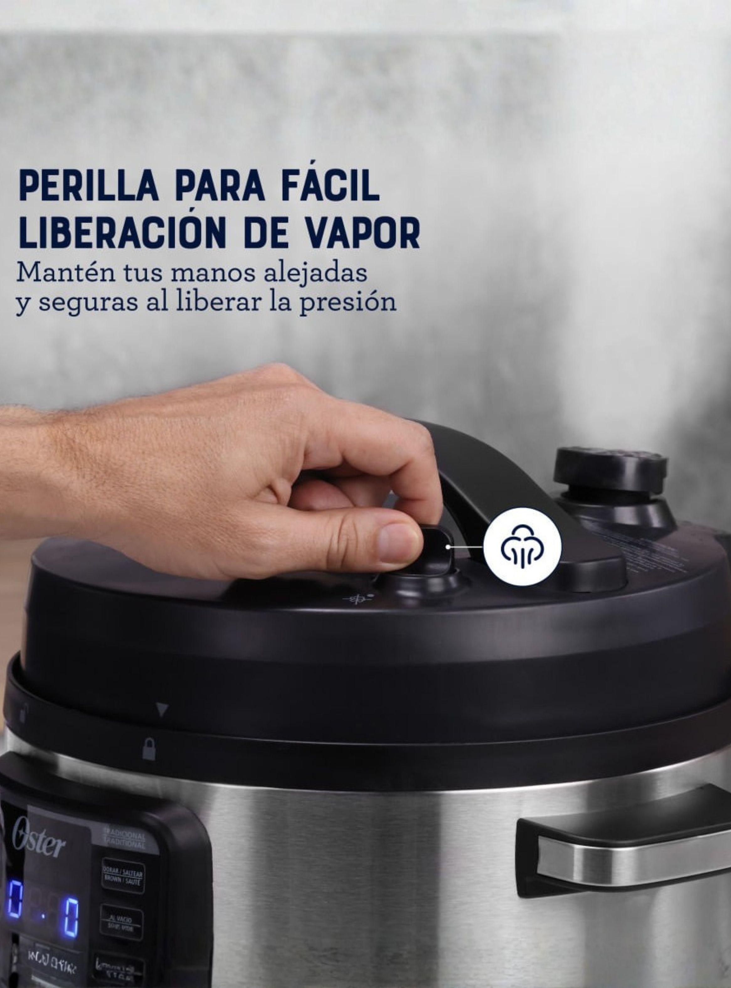 Oster Multiolla, Turbo, 7.5 L de Capacidad 14 Funciones, Recubrimiento DiamondForce, CKSTPCECT75DF-4