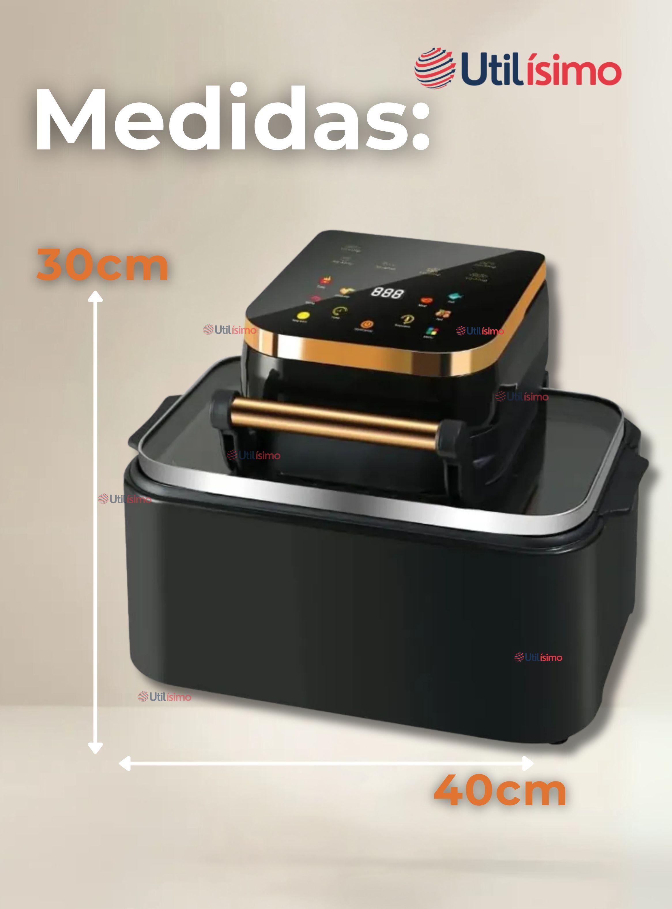 Freidora De aire Ventana De Vidrio 12 Litros 1700W de Potencia-2