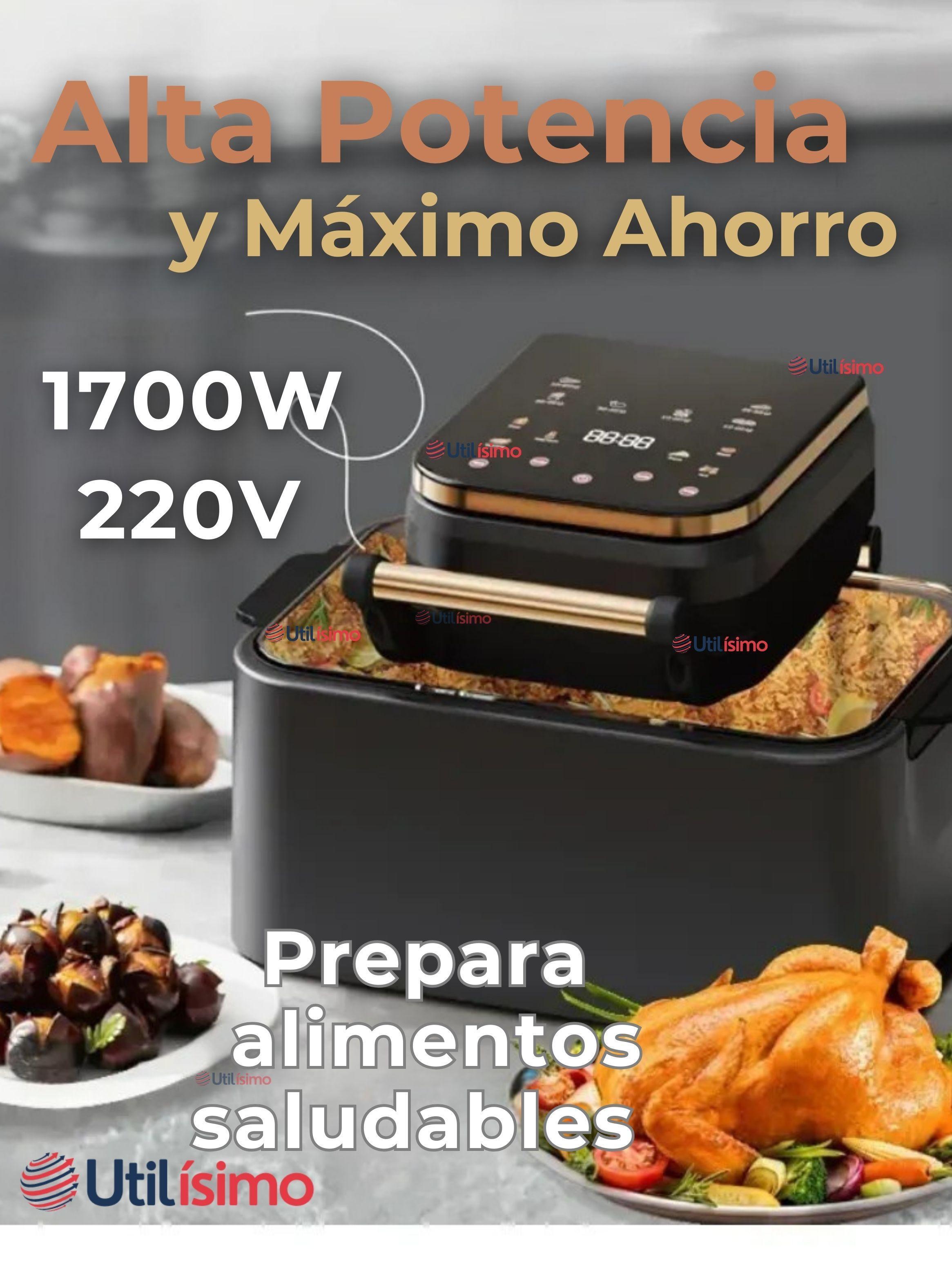 Freidora De aire Ventana De Vidrio 12 Litros 1700W de Potencia-3
